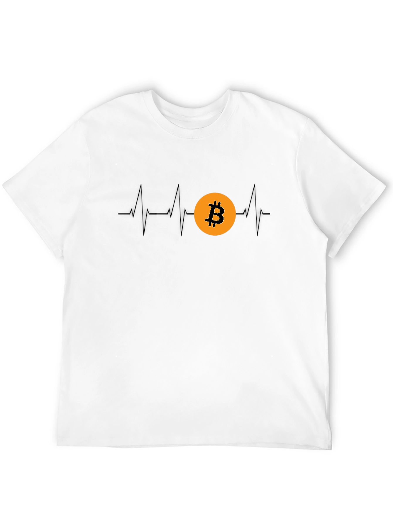 Bitcoin Heartbeat T-Shirt - Crypto Lover Tee