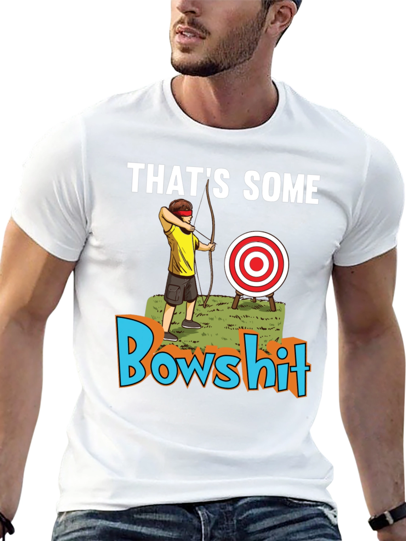 Thats Some Bowshit Funny Archer T-Shirt