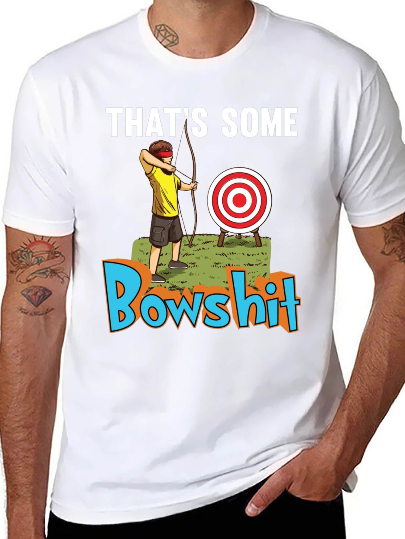 Thats Some Bowshit Funny Archer T-Shirt