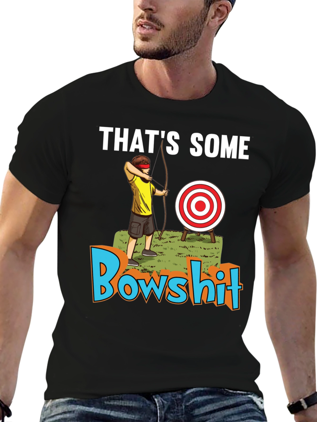 Thats Some Bowshit Funny Archer T-Shirt
