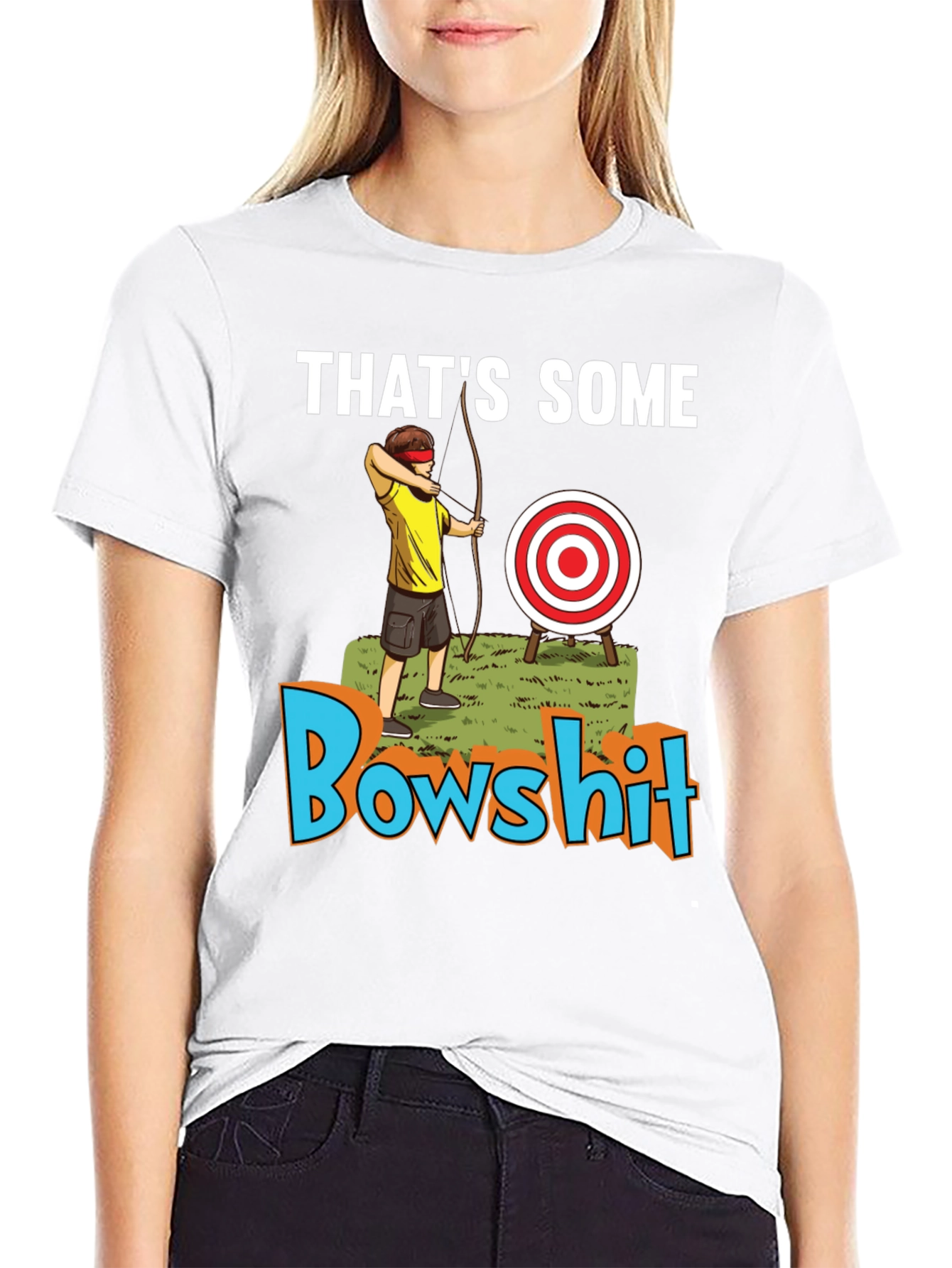 Thats Some Bowshit Funny Archer T-Shirt