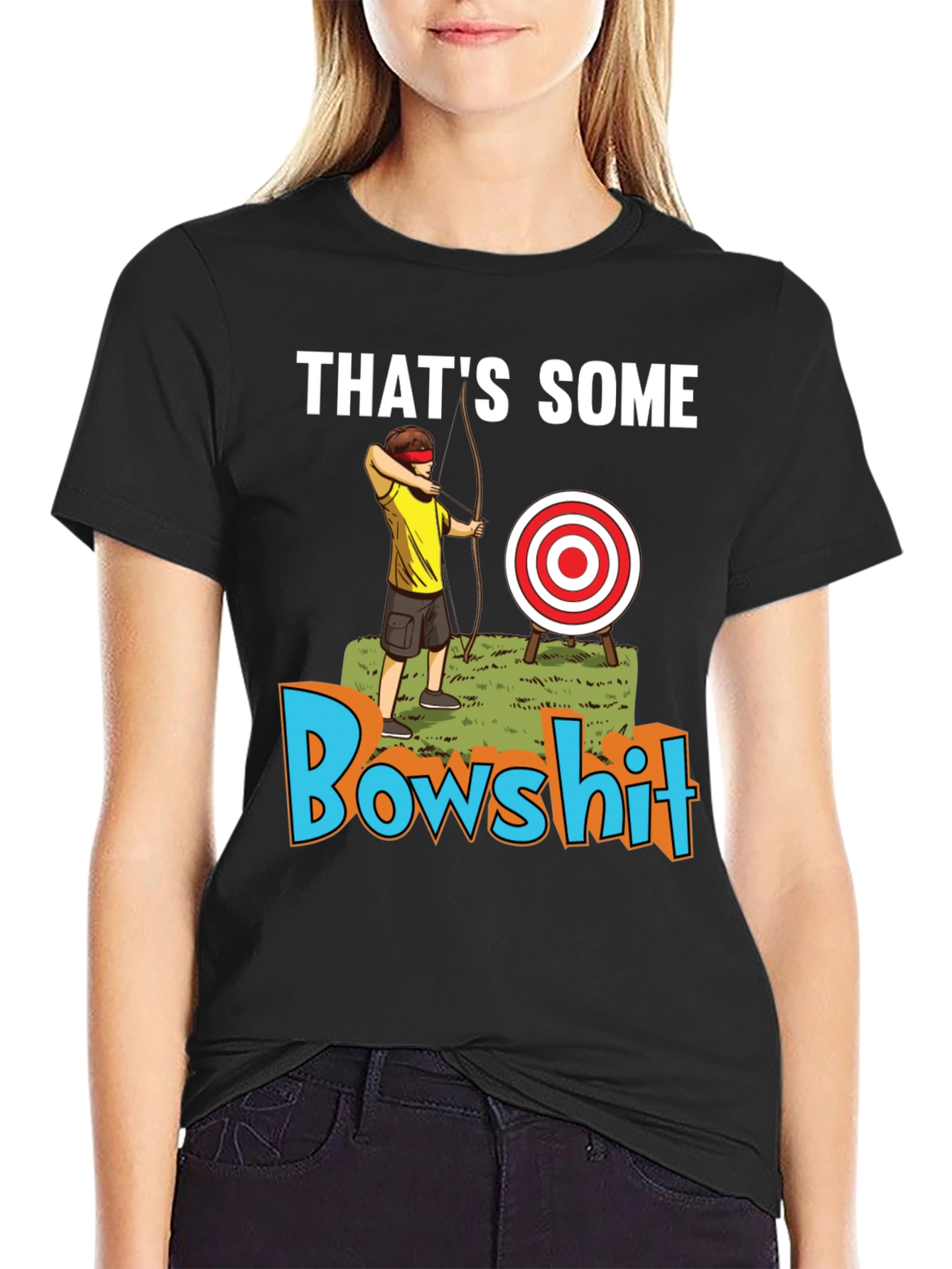 Thats Some Bowshit Funny Archer T-Shirt