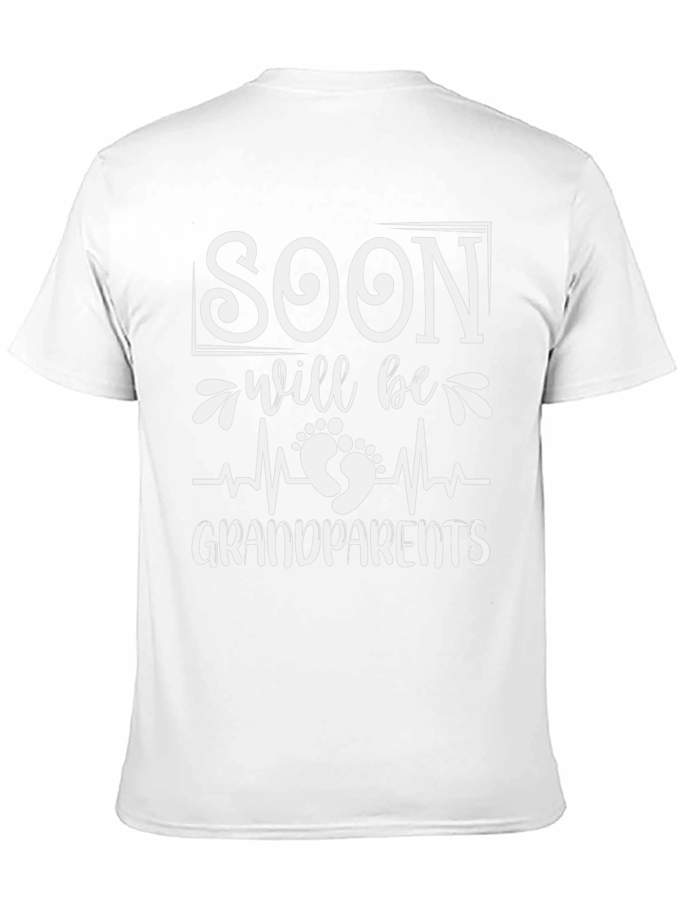 Soon to Be Grandparents Black T-Shirt