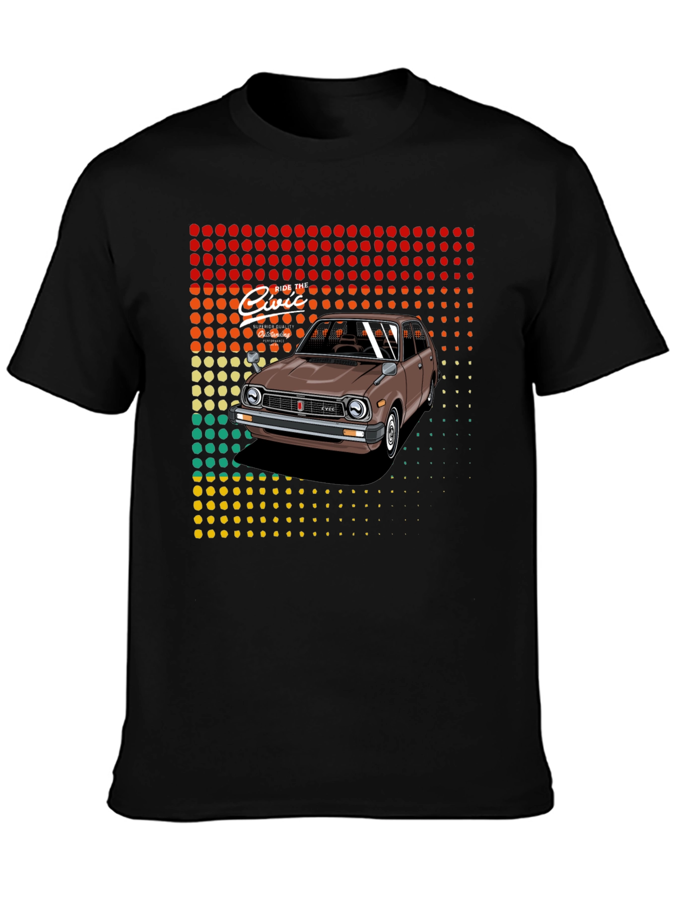 Retro Ride Civic T-Shirt