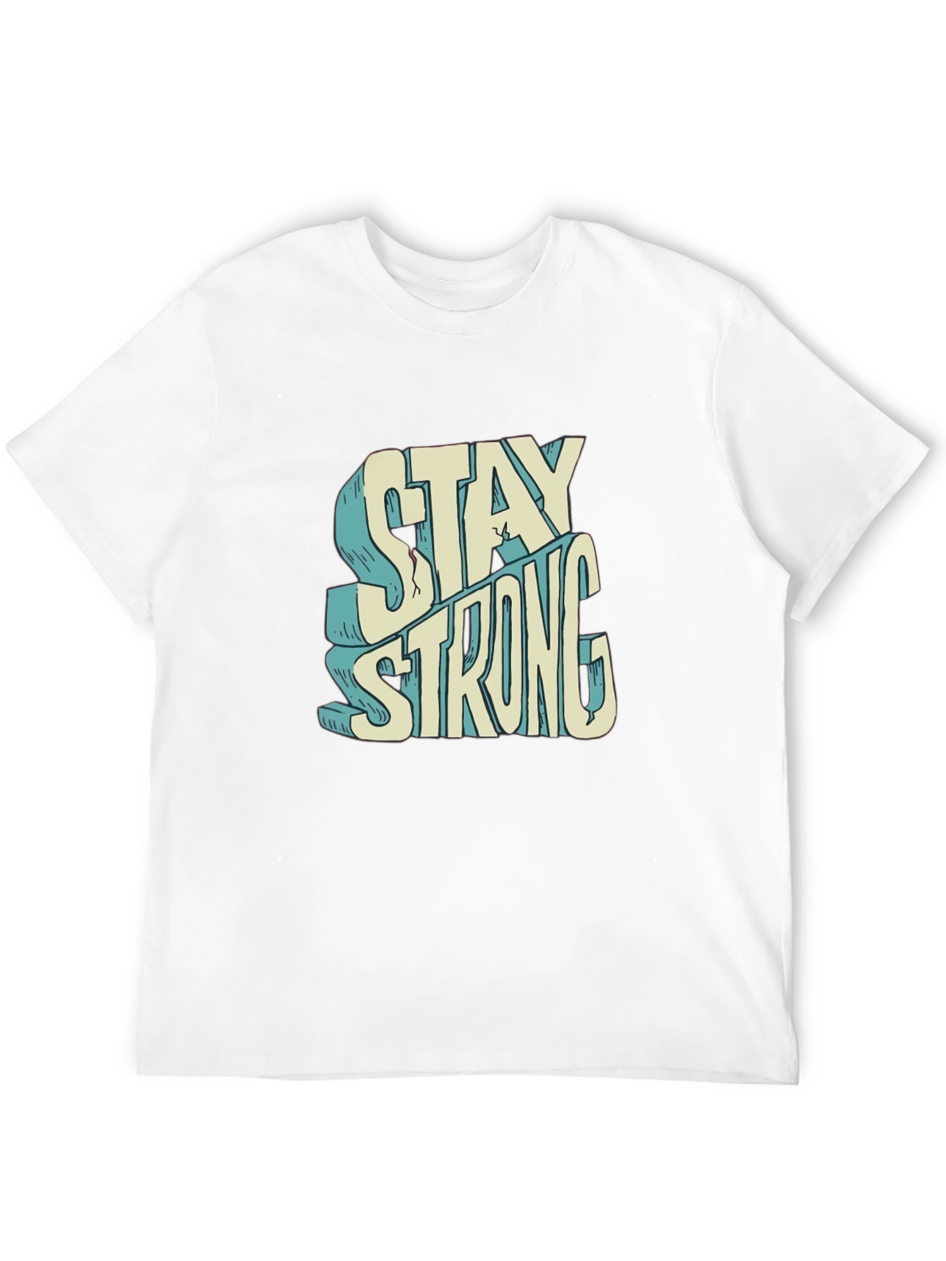 Stay Strong Graphic Tee - Black