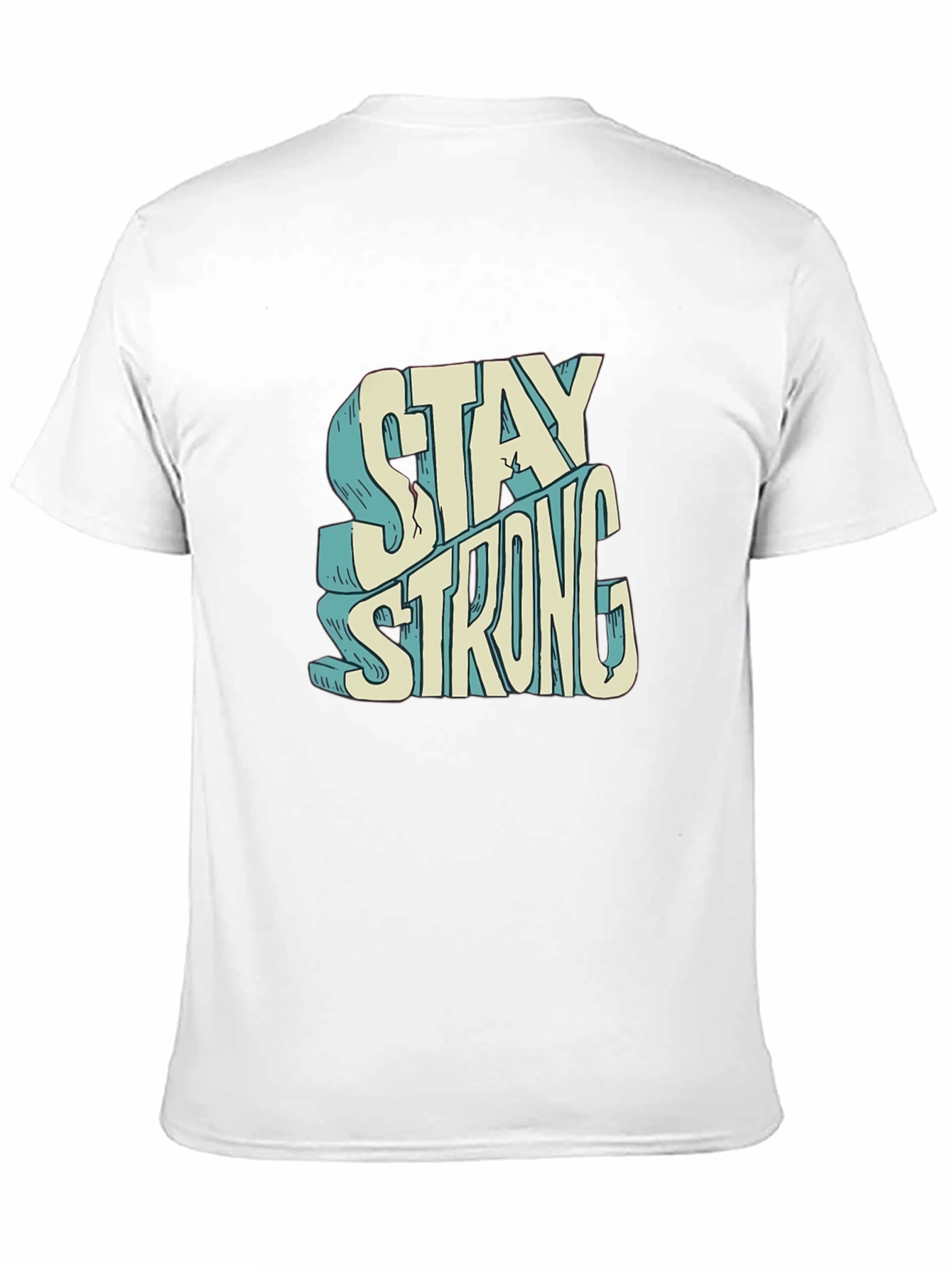 Stay Strong Graphic Tee - Black
