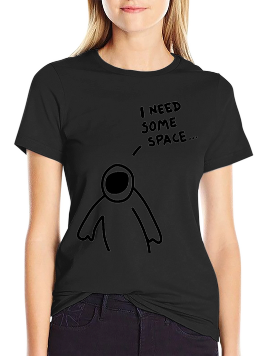 I Need Some Space T-Shirt - Black Graphic Tee