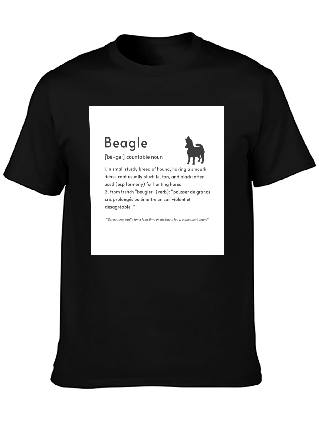 Beagle Definition T-Shirt - Hound Dog Lover Tee