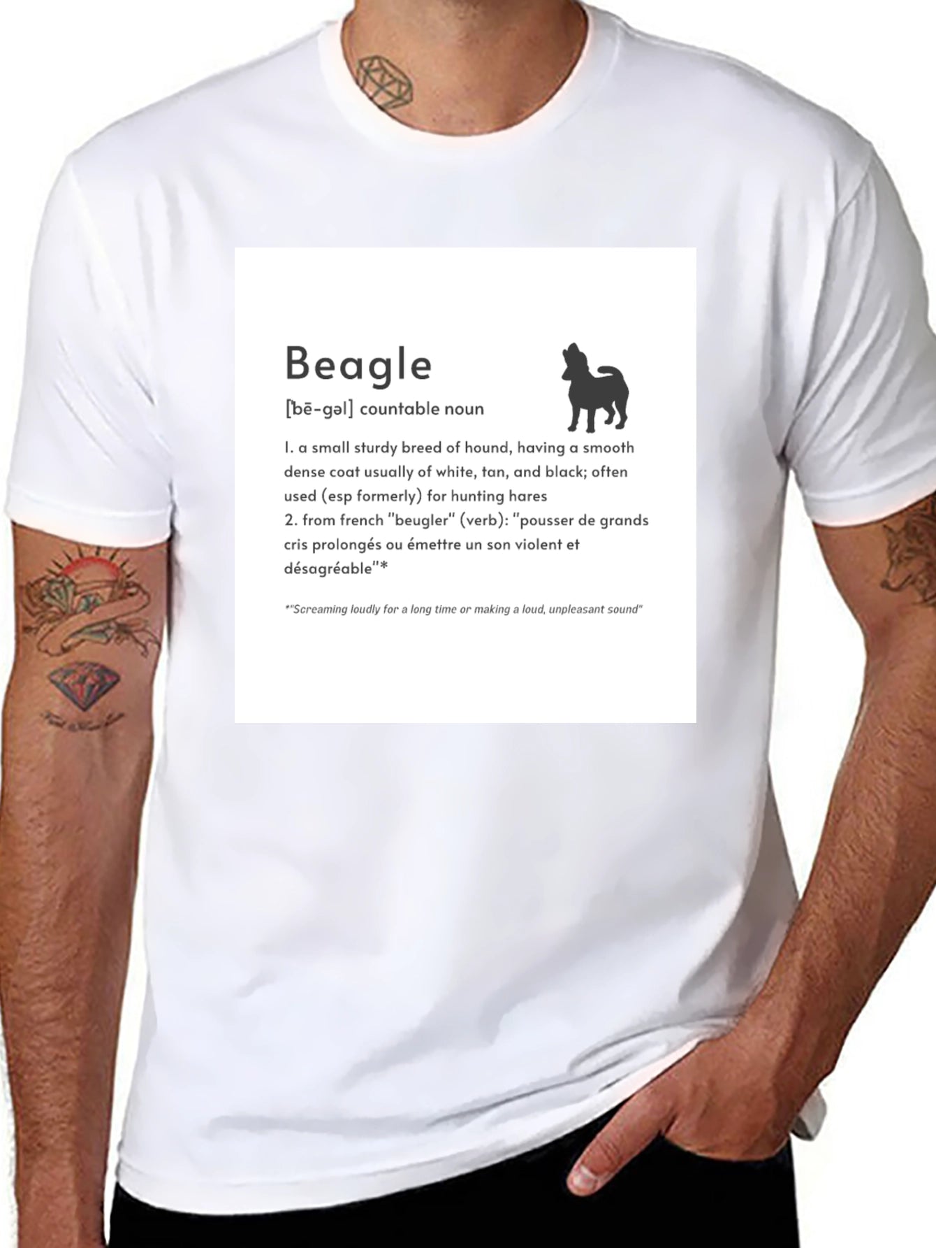 Beagle Definition T-Shirt - Hound Dog Lover Tee