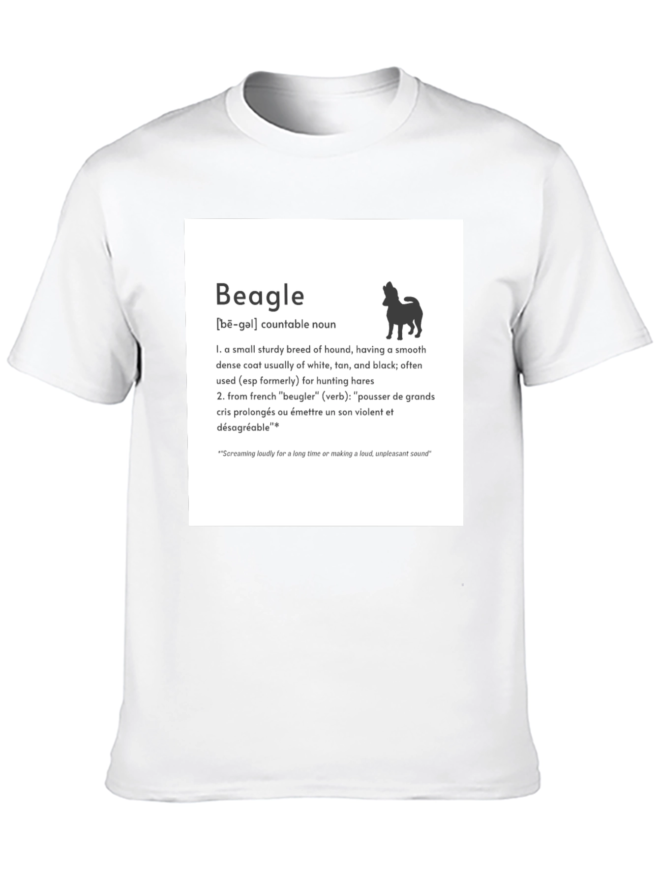 Beagle Definition T-Shirt - Hound Dog Lover Tee