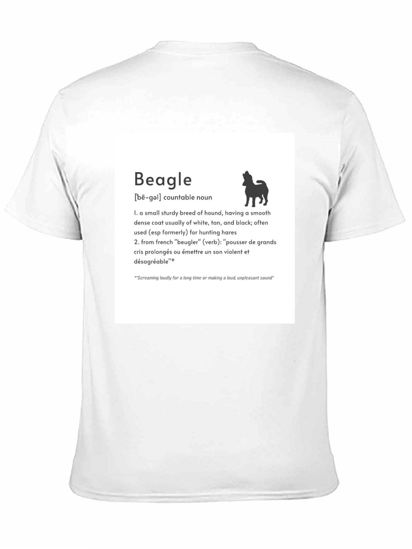 Beagle Definition T-Shirt - Hound Dog Lover Tee
