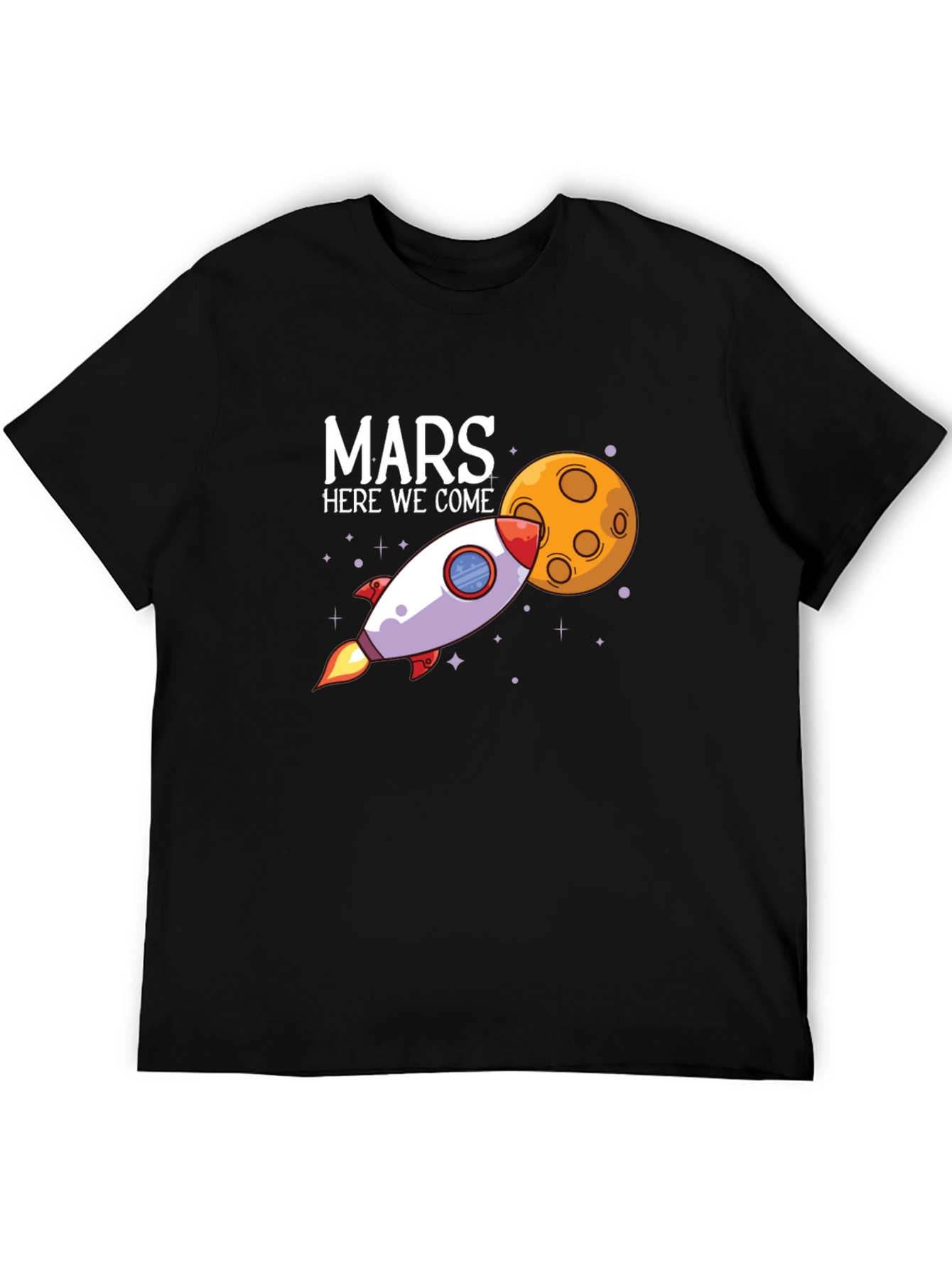 Mars Here We Come Graphic T-Shirt