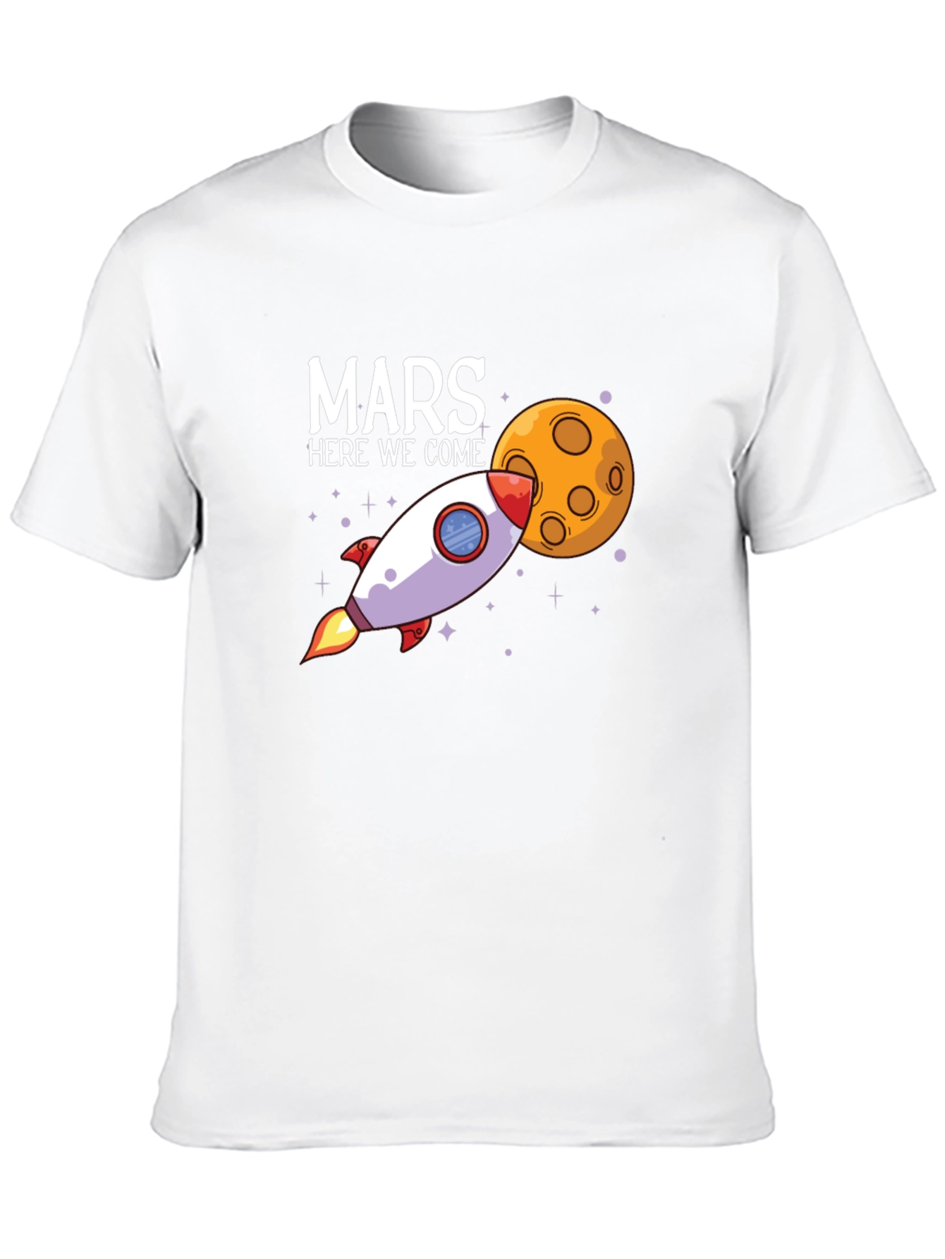 Mars Here We Come Graphic T-Shirt