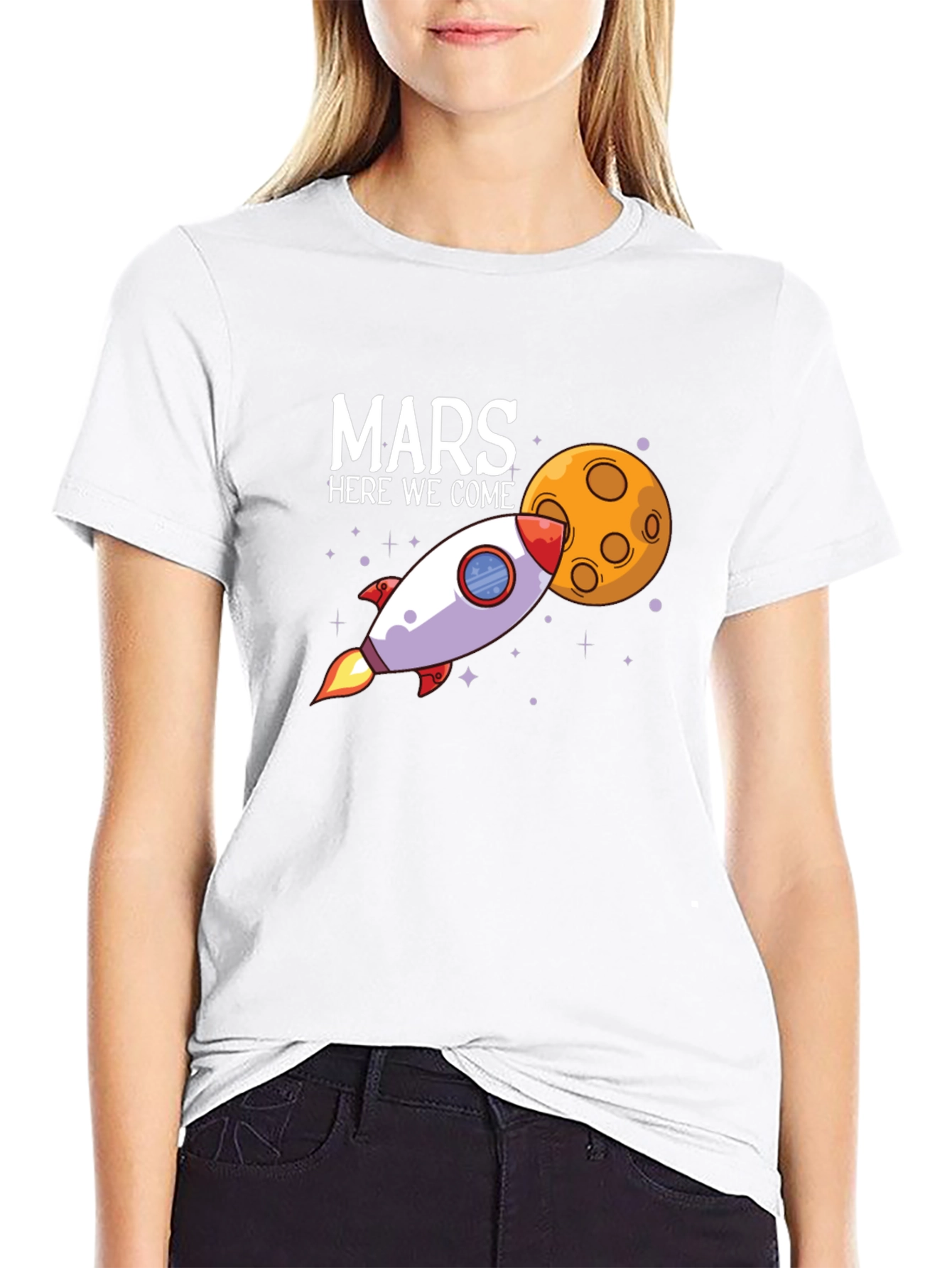 Mars Here We Come Graphic T-Shirt