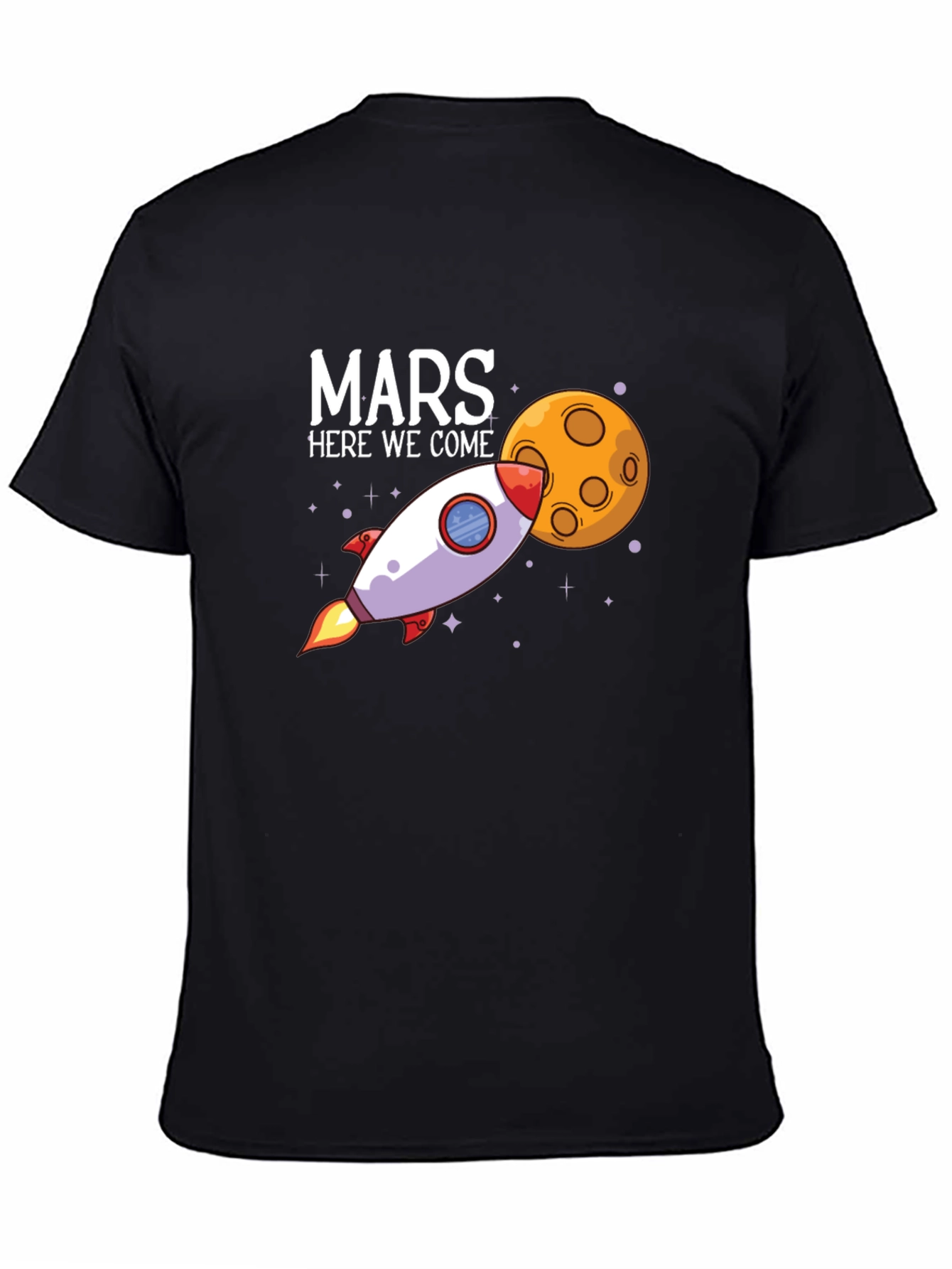 Mars Here We Come Graphic T-Shirt