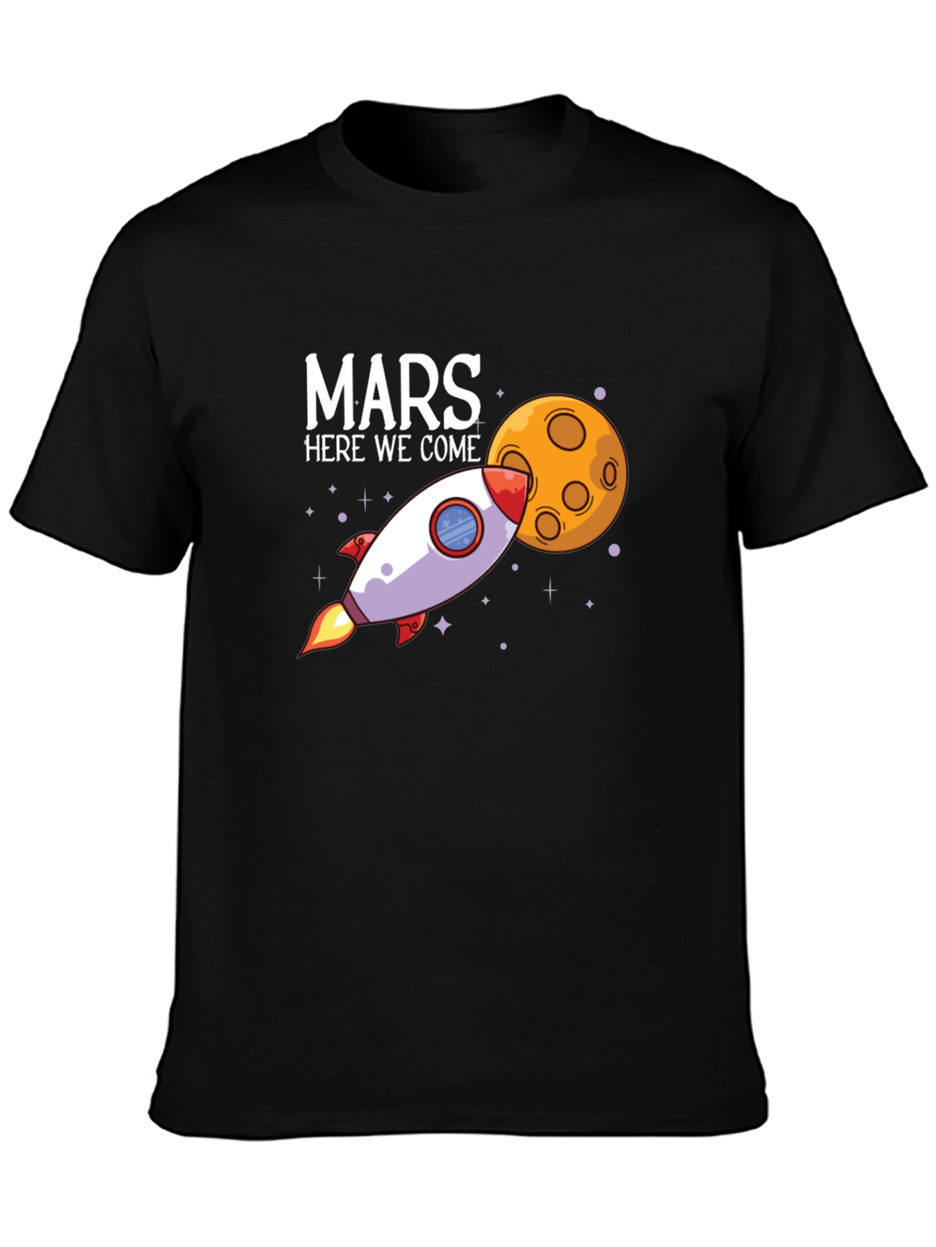 Mars Here We Come Graphic T-Shirt