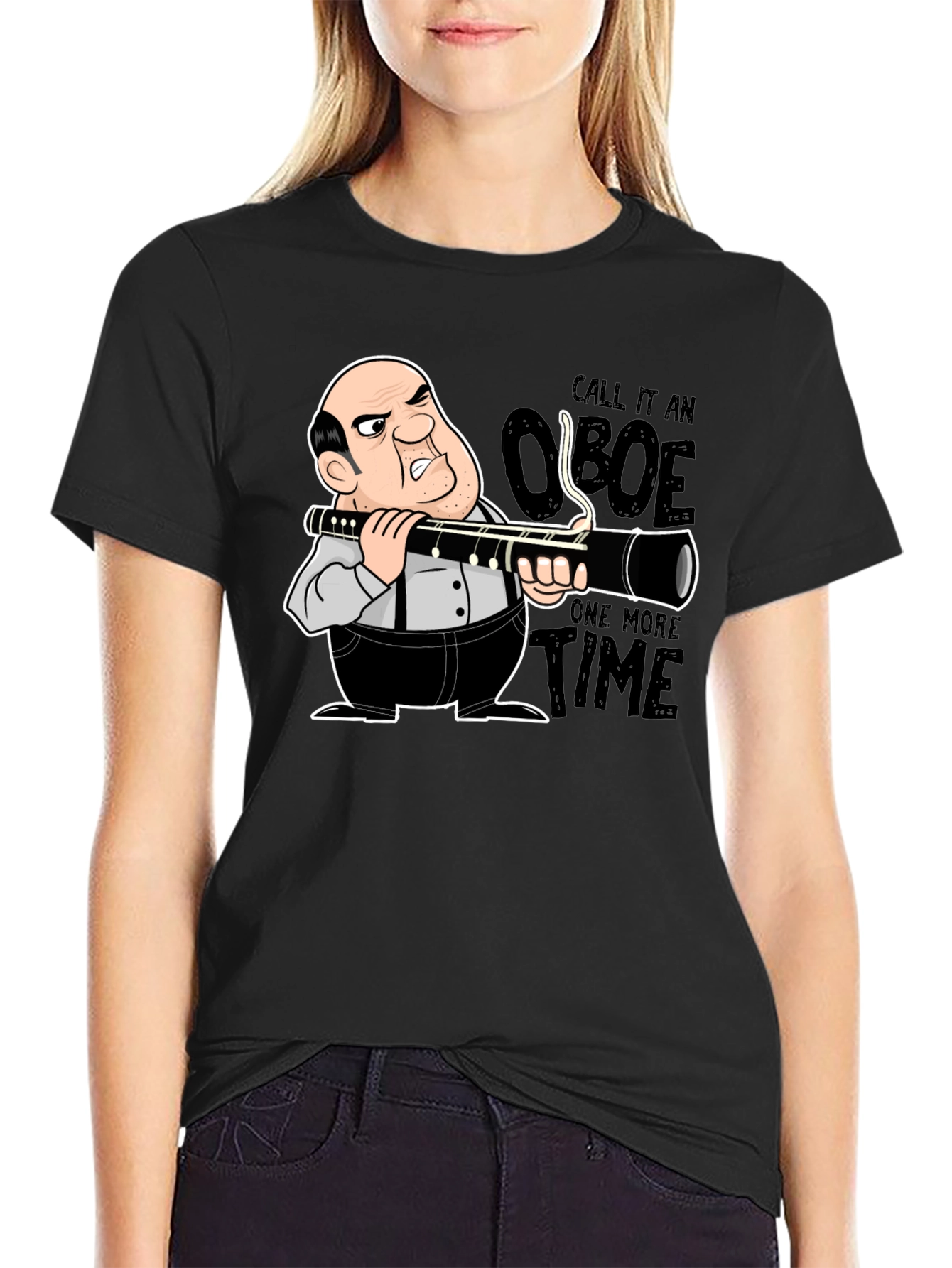 Funny Clarinet T-Shirt - Call it an Oboe!