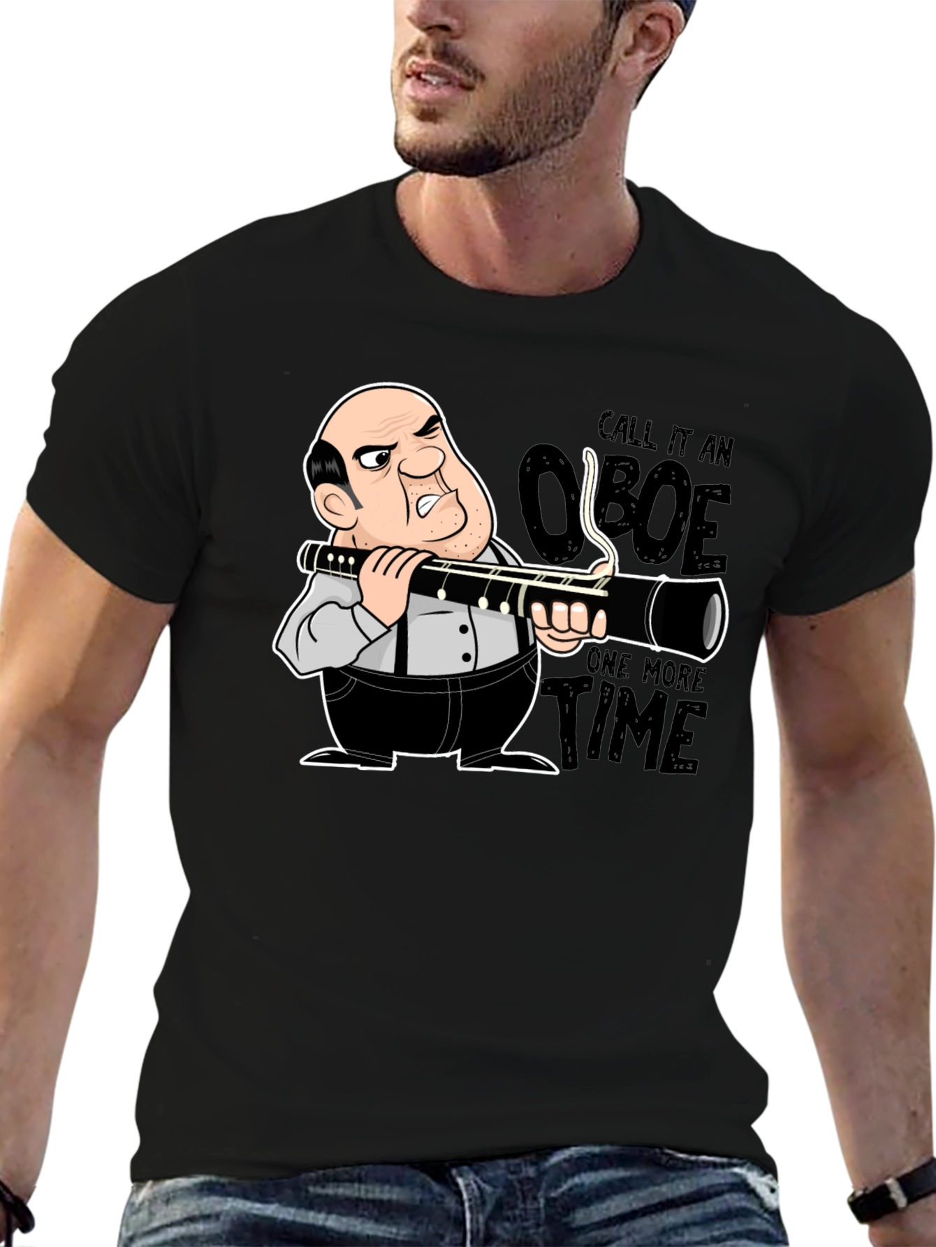 Funny Clarinet T-Shirt - Call it an Oboe!