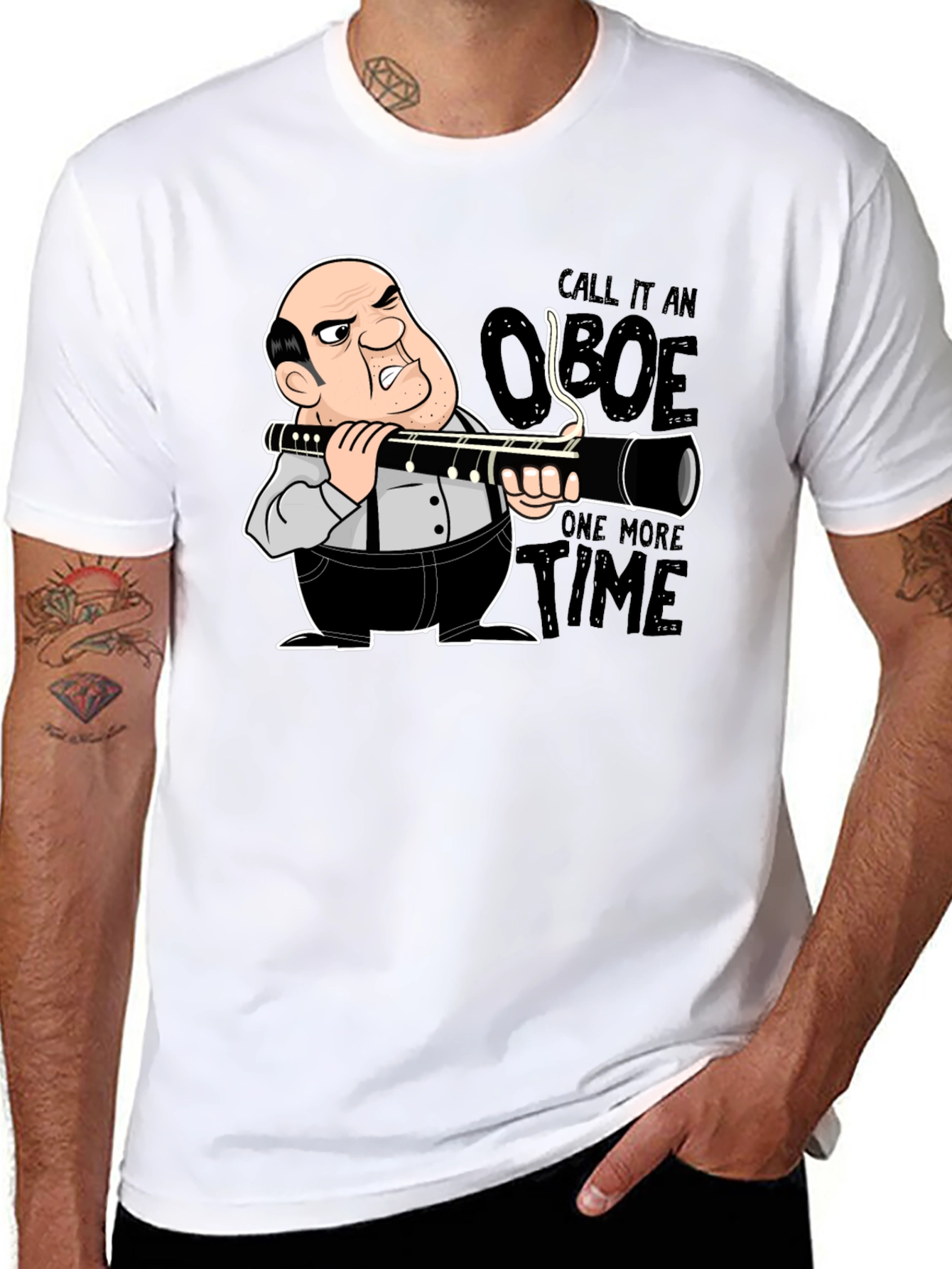 Funny Clarinet T-Shirt - Call it an Oboe!
