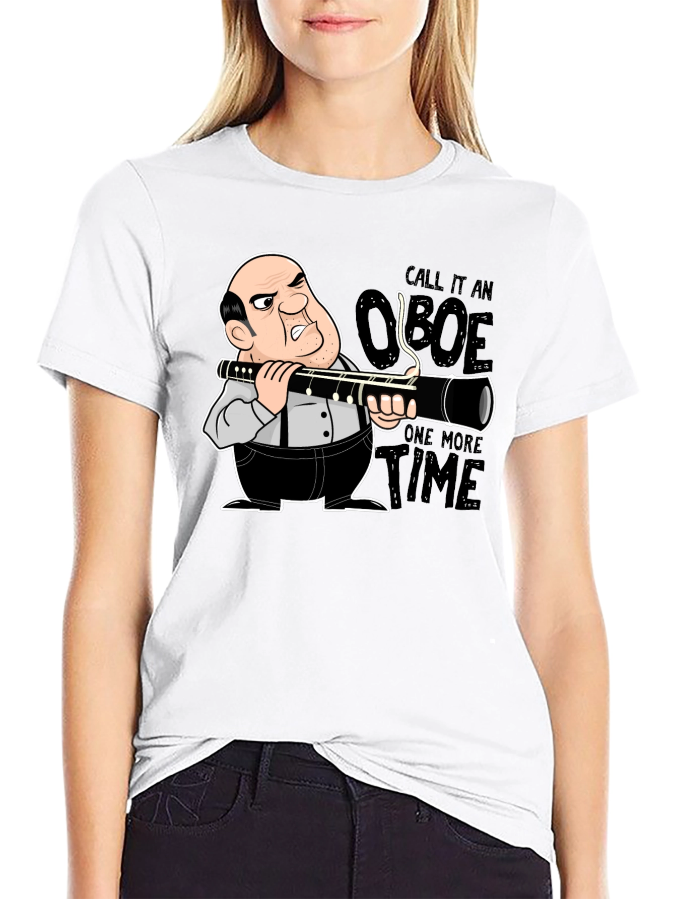 Funny Clarinet T-Shirt - Call it an Oboe!