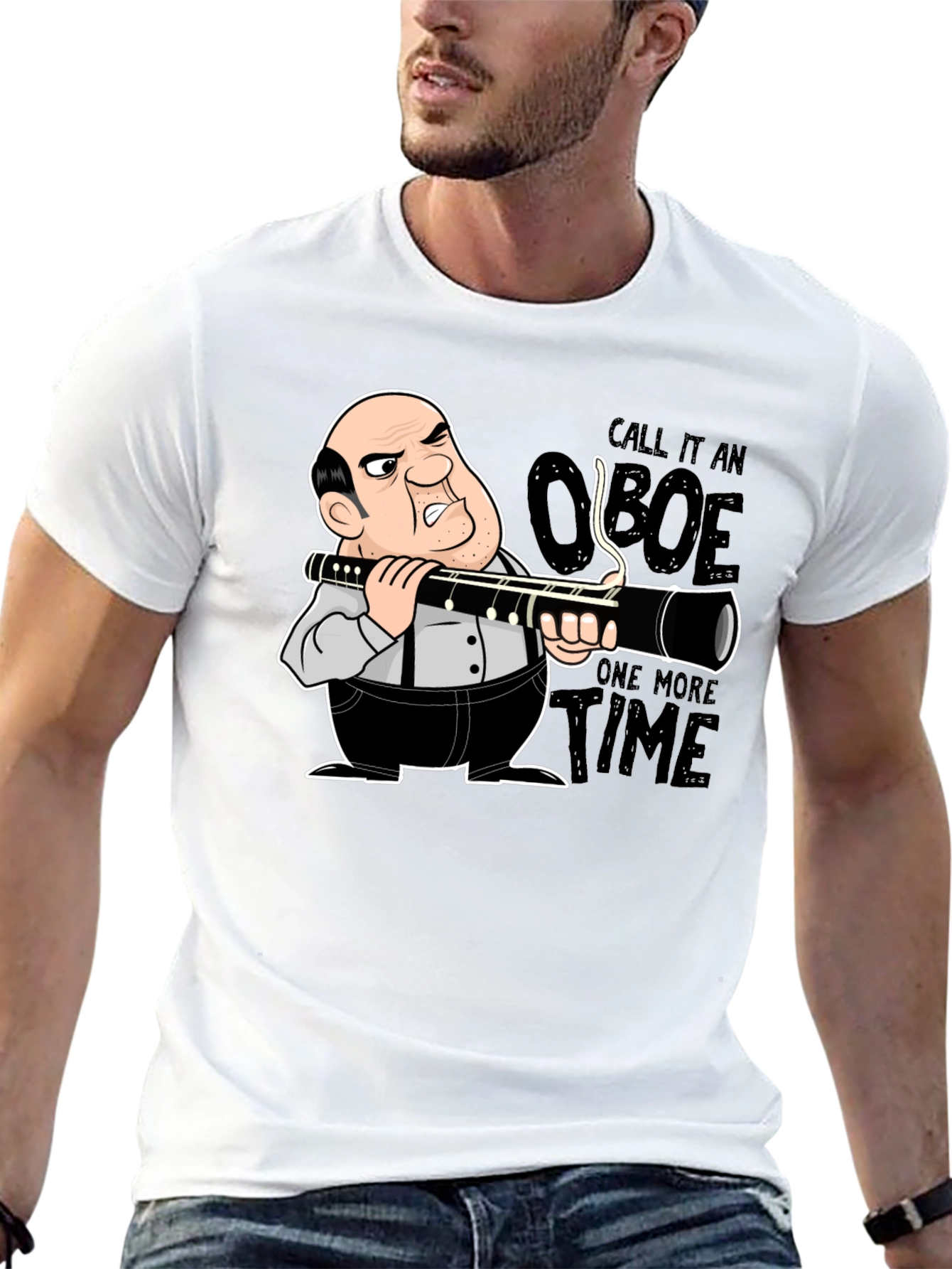 Funny Clarinet T-Shirt - Call it an Oboe!