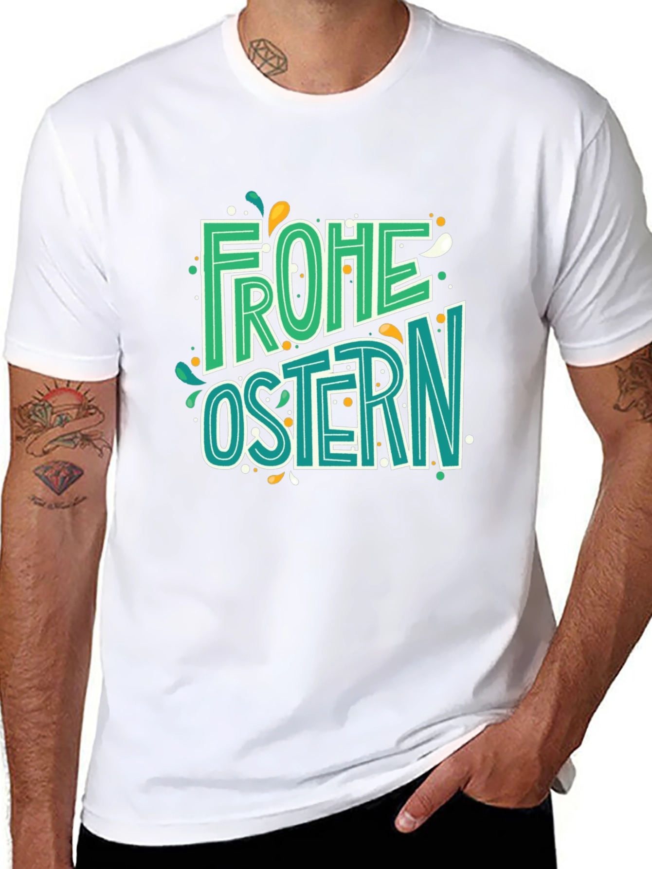 Frohe Ostern T-Shirt - Happy Easter in German