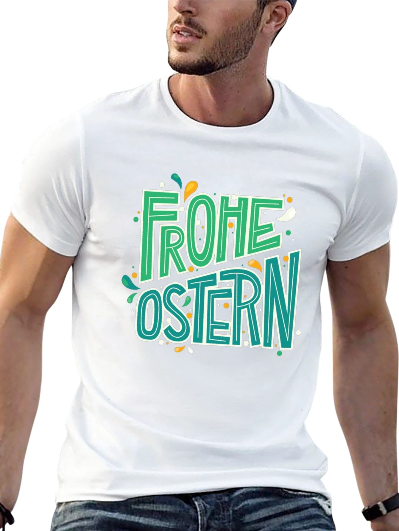 Frohe Ostern T-Shirt - Happy Easter in German