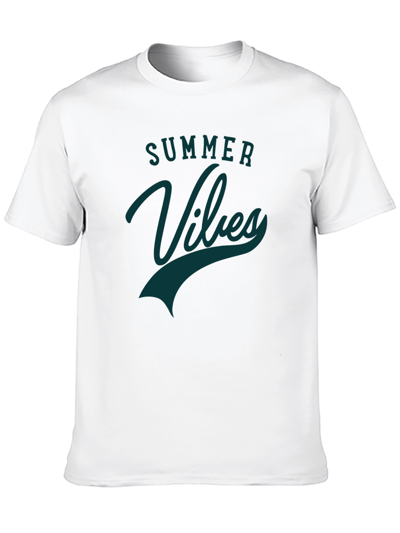 Summer Vibes Black Graphic Tee