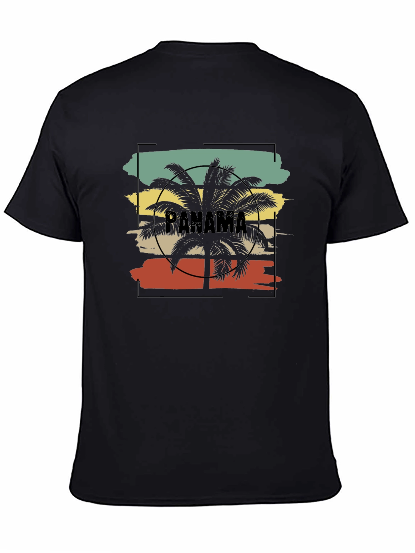 Panama Palm Tree Retro T-Shirt
