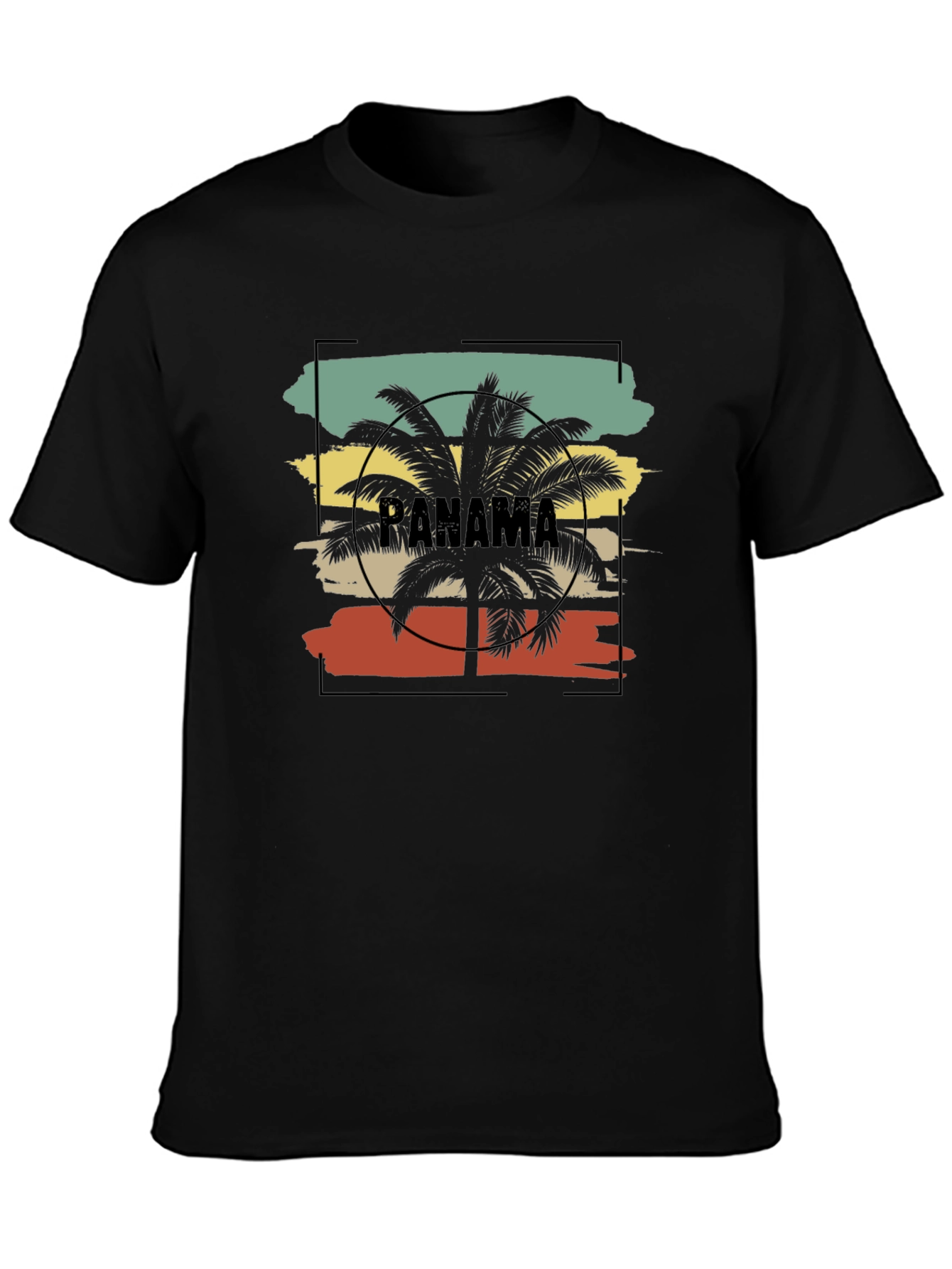 Panama Palm Tree Retro T-Shirt