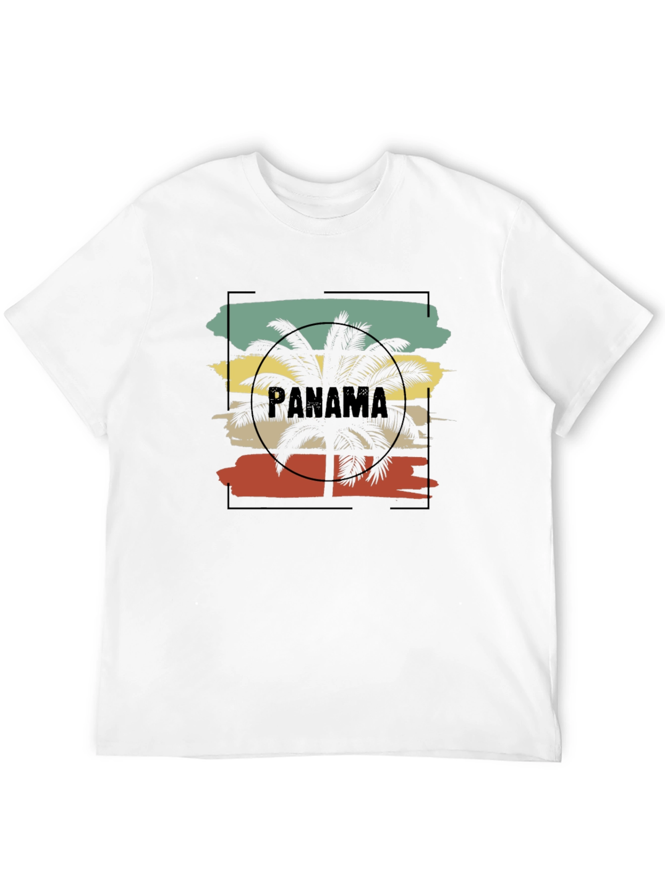 Panama Palm Tree Retro T-Shirt