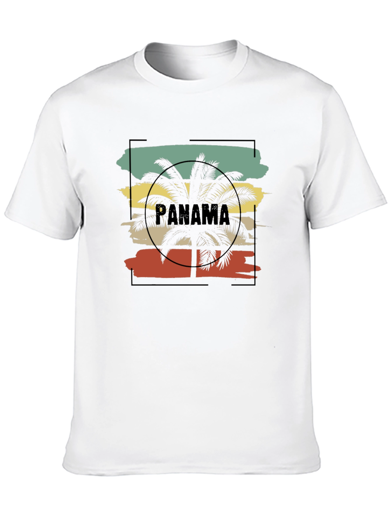 Panama Palm Tree Retro T-Shirt