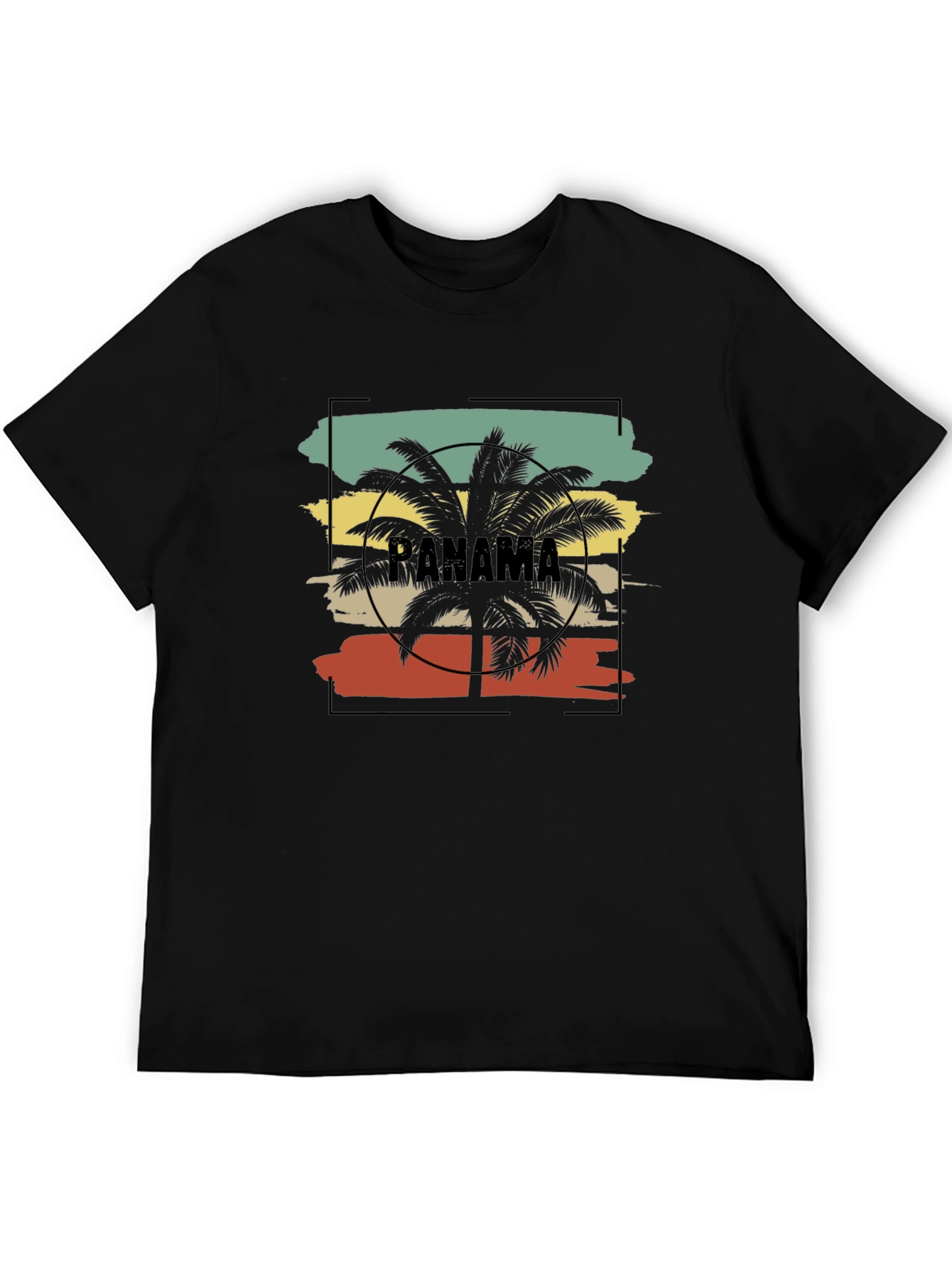 Panama Palm Tree Retro T-Shirt