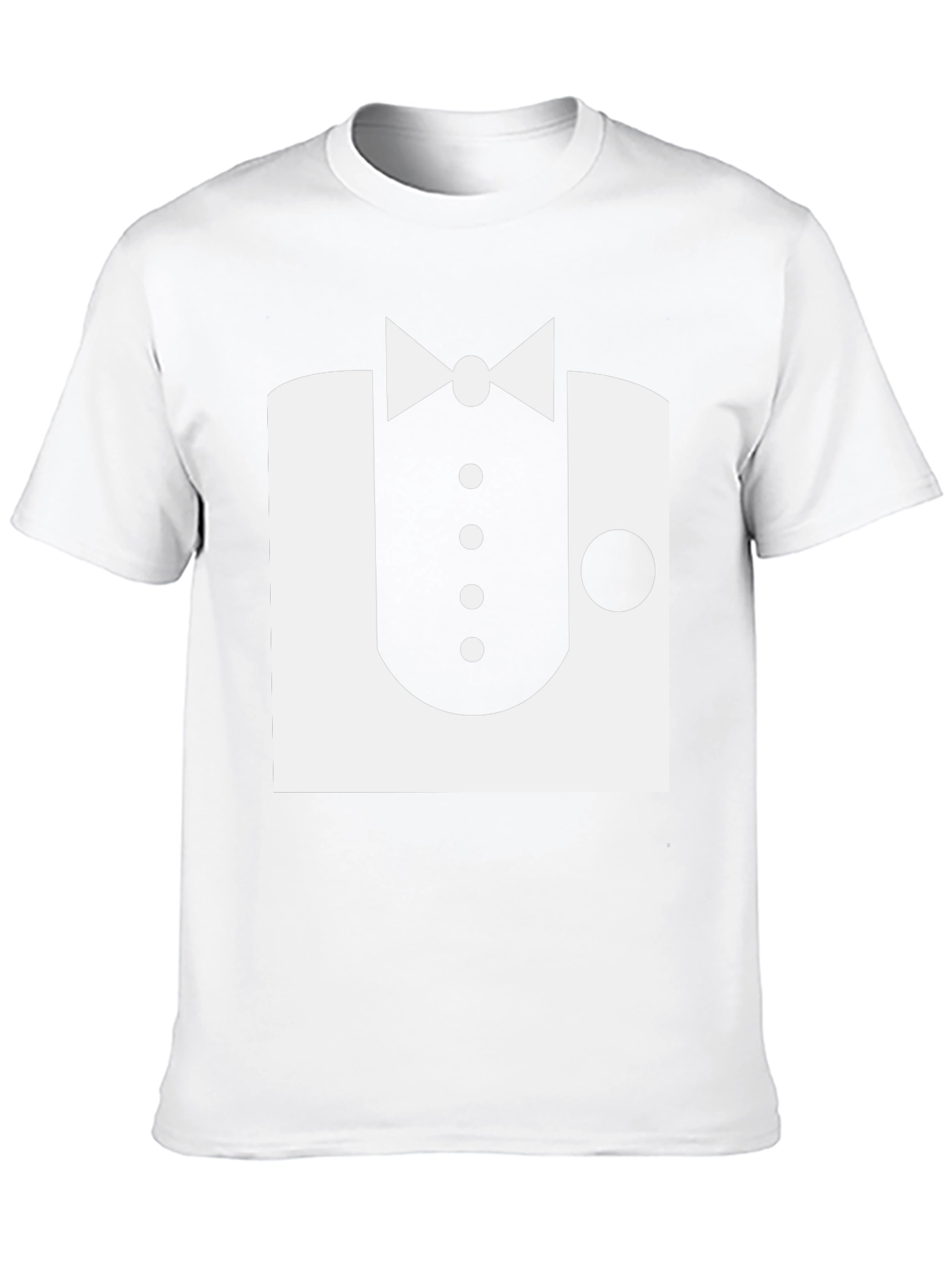 Formal Tuxedo Graphic Black T-Shirt