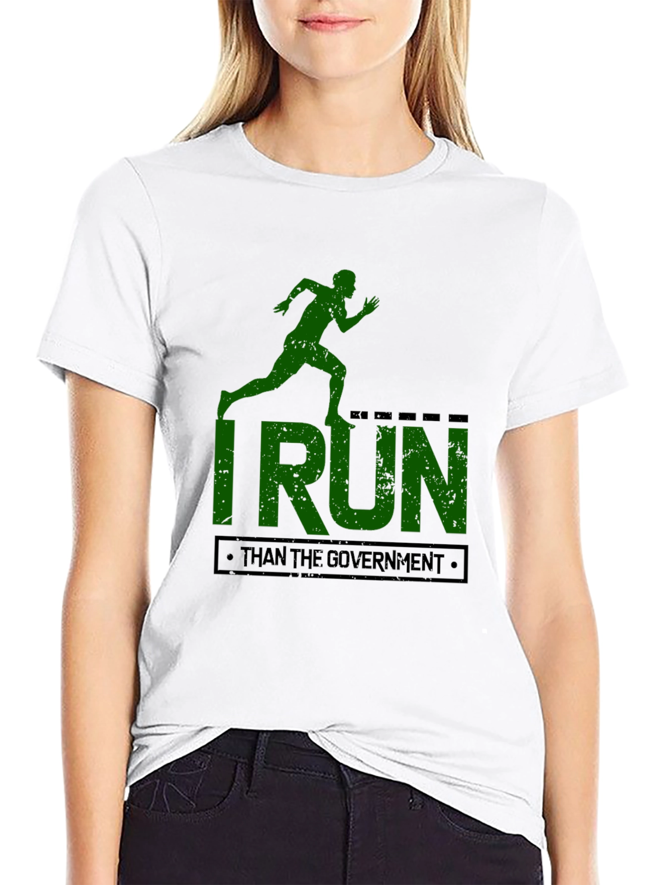 I Run Faster Than The Government T-Shirt