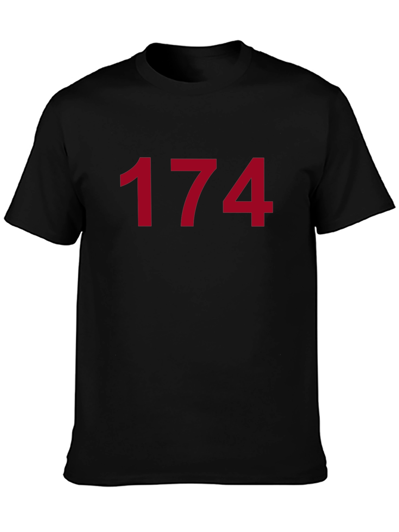 Number 174 Graphic T-Shirt - Classic Crew Neck Tee