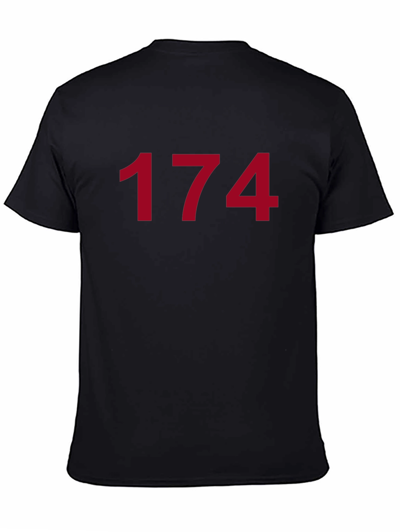 Number 174 Graphic T-Shirt - Classic Crew Neck Tee