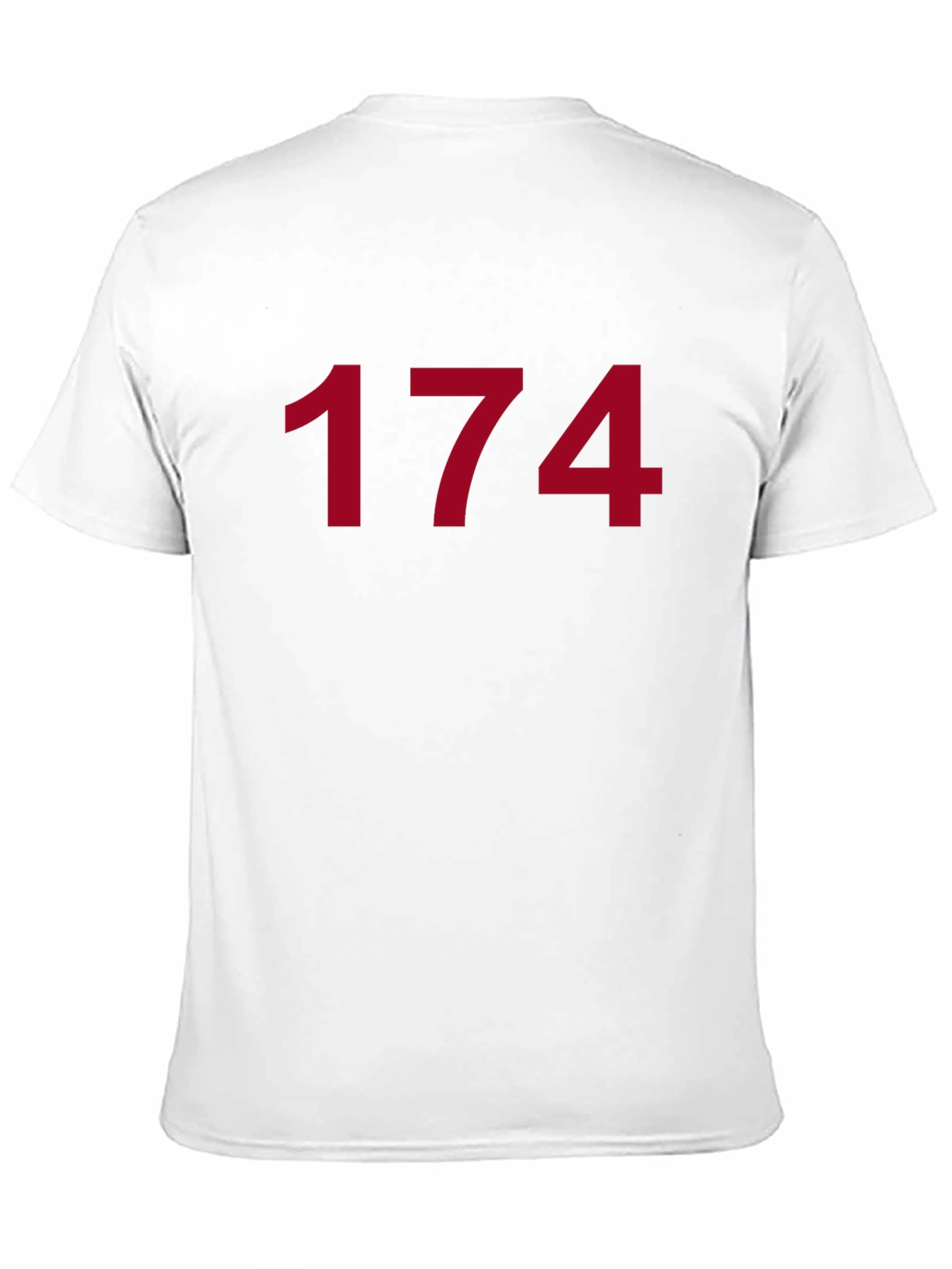 Number 174 Graphic T-Shirt - Classic Crew Neck Tee
