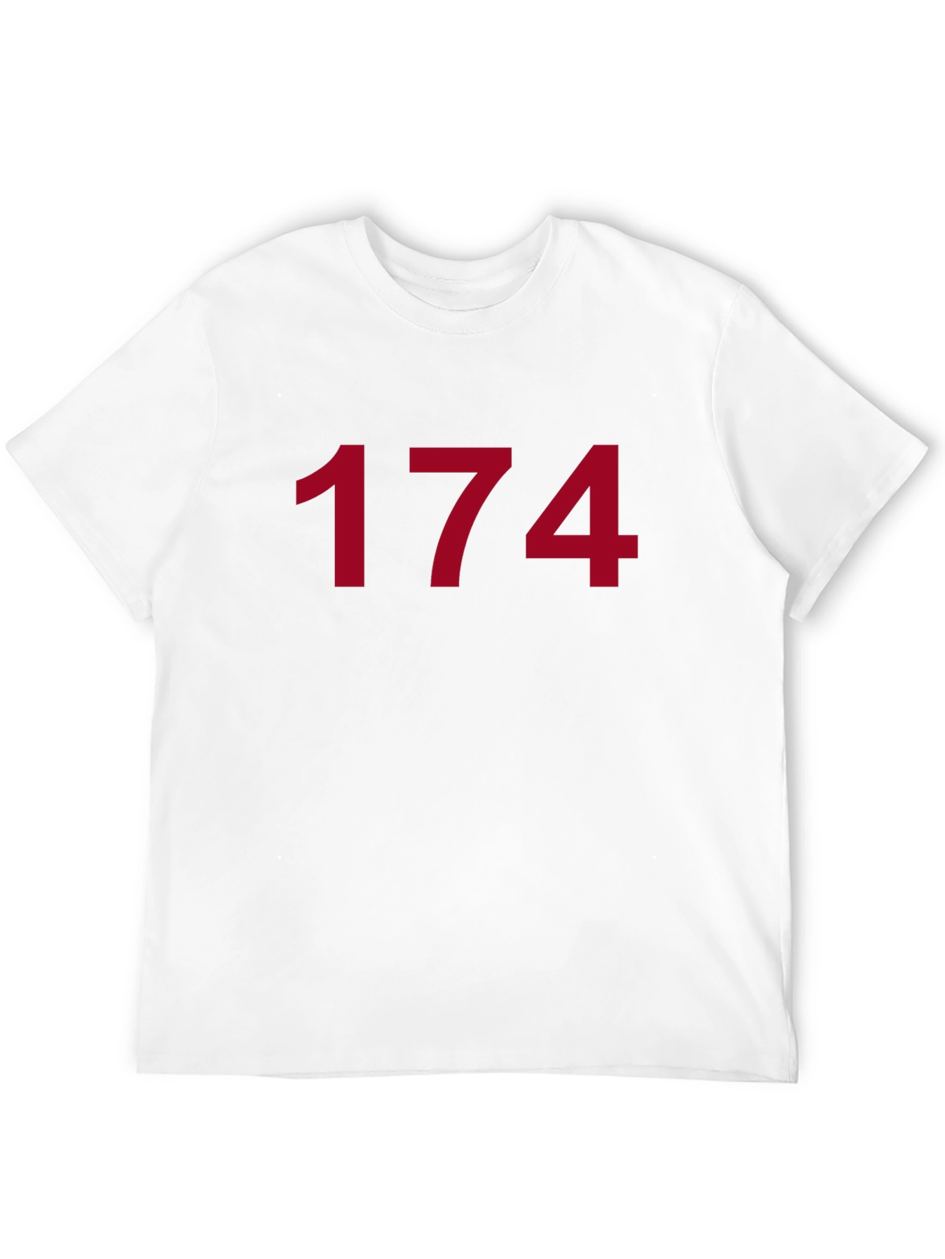 Number 174 Graphic T-Shirt - Classic Crew Neck Tee