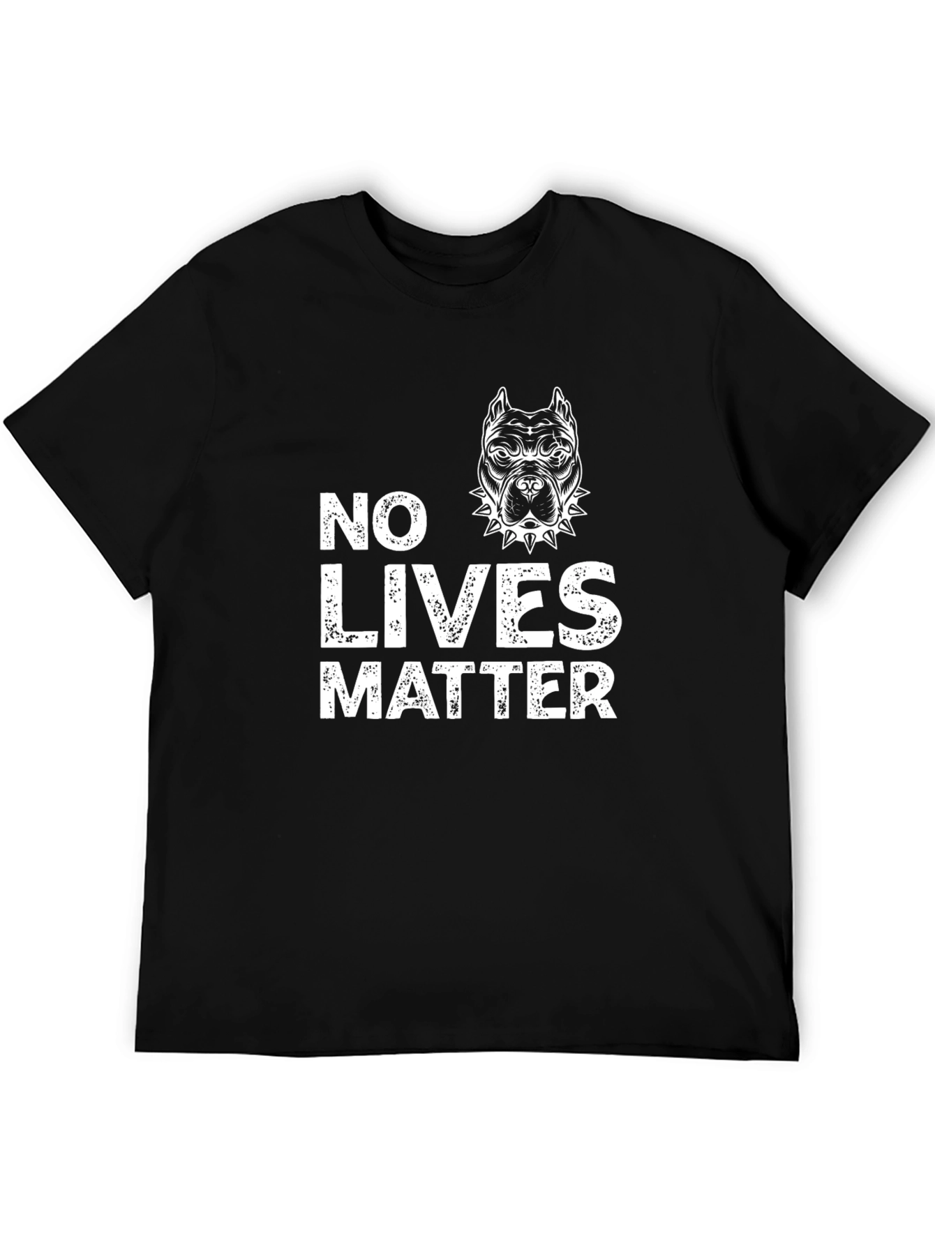 No Lives Matter T-Shirt Pitbull Graphic Tee