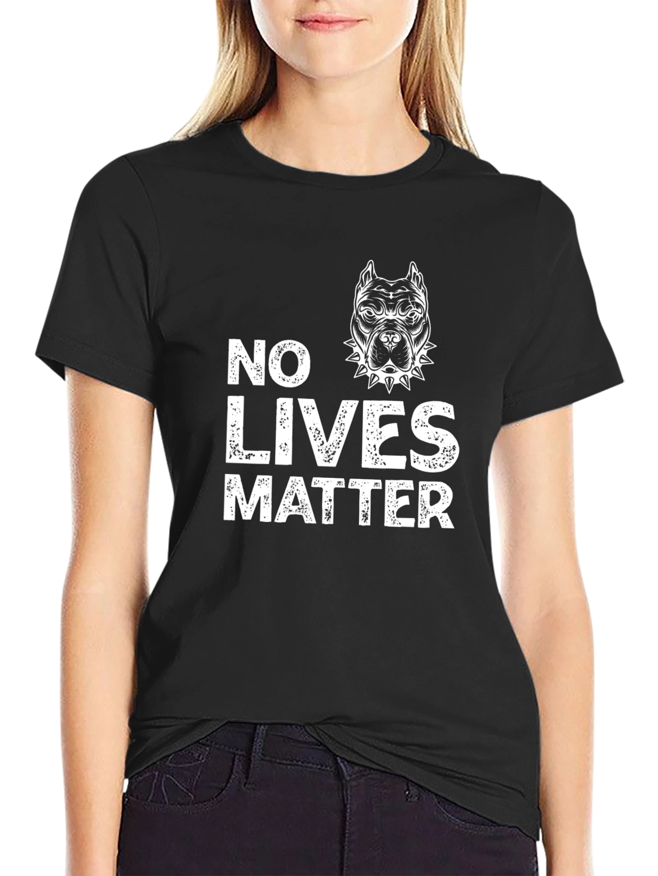 No Lives Matter T-Shirt Pitbull Graphic Tee