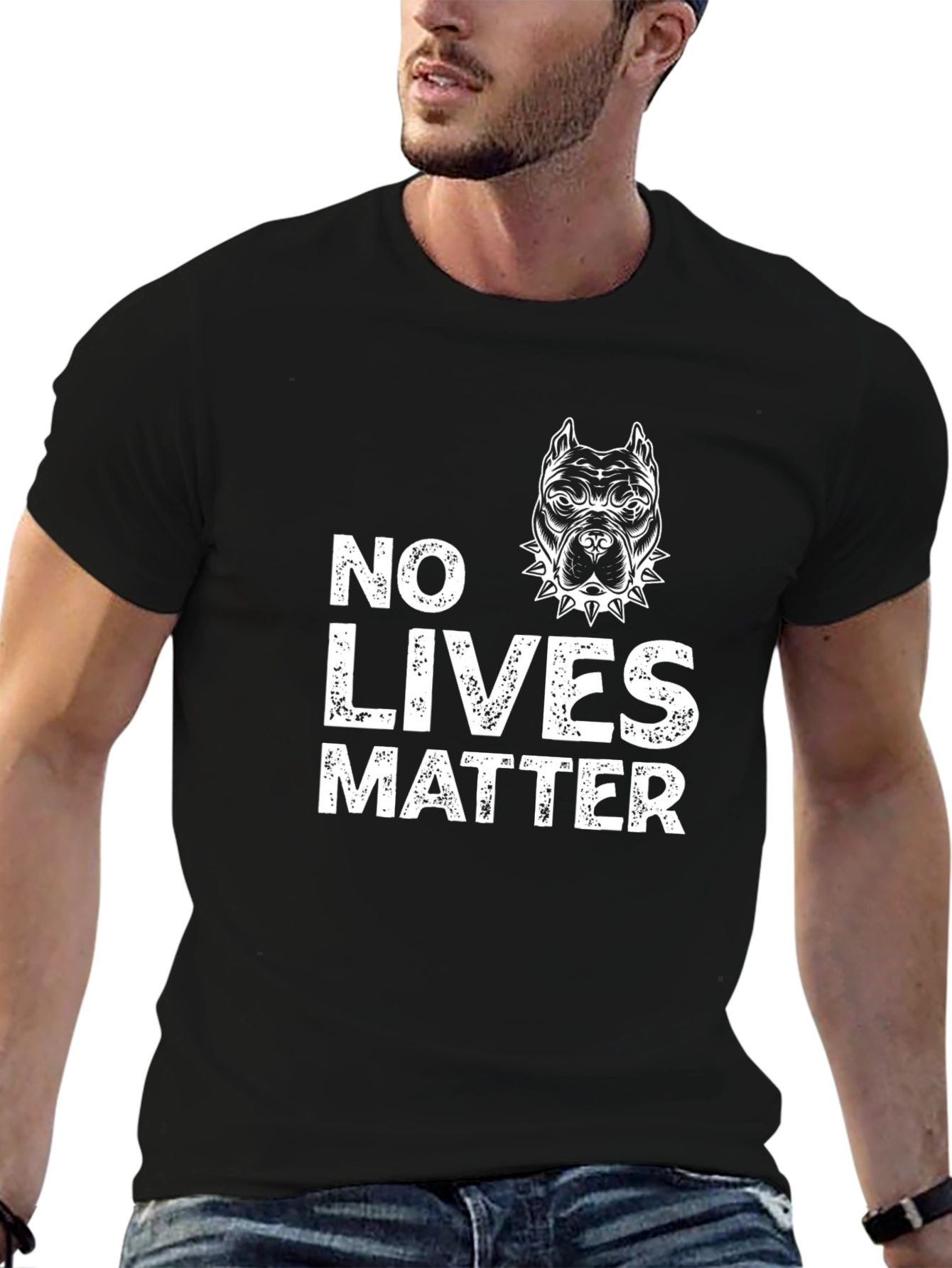 No Lives Matter T-Shirt Pitbull Graphic Tee