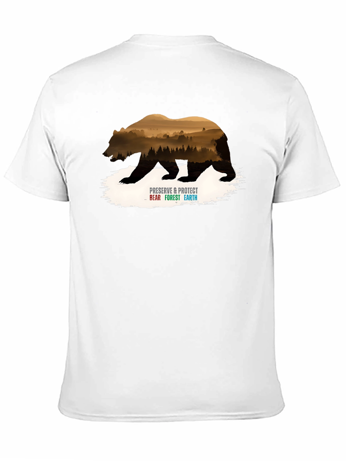 Preserve Bear Forest Earth Graphic Tee