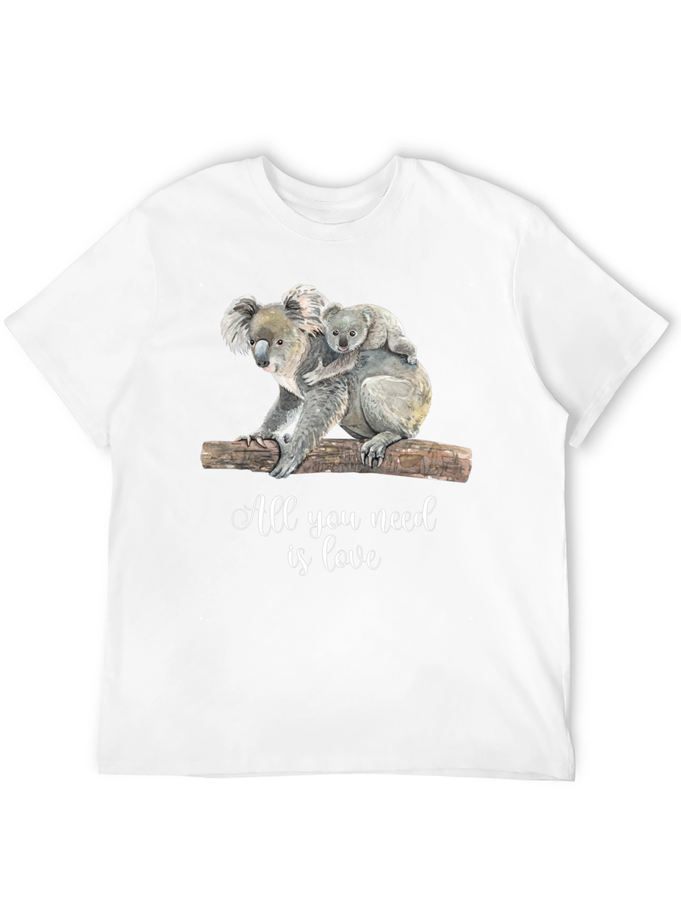 Koala Bear All You Need is Love Graphic Tee