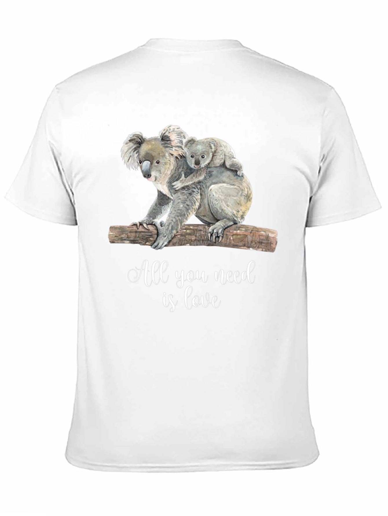 Koala Bear All You Need is Love Graphic Tee