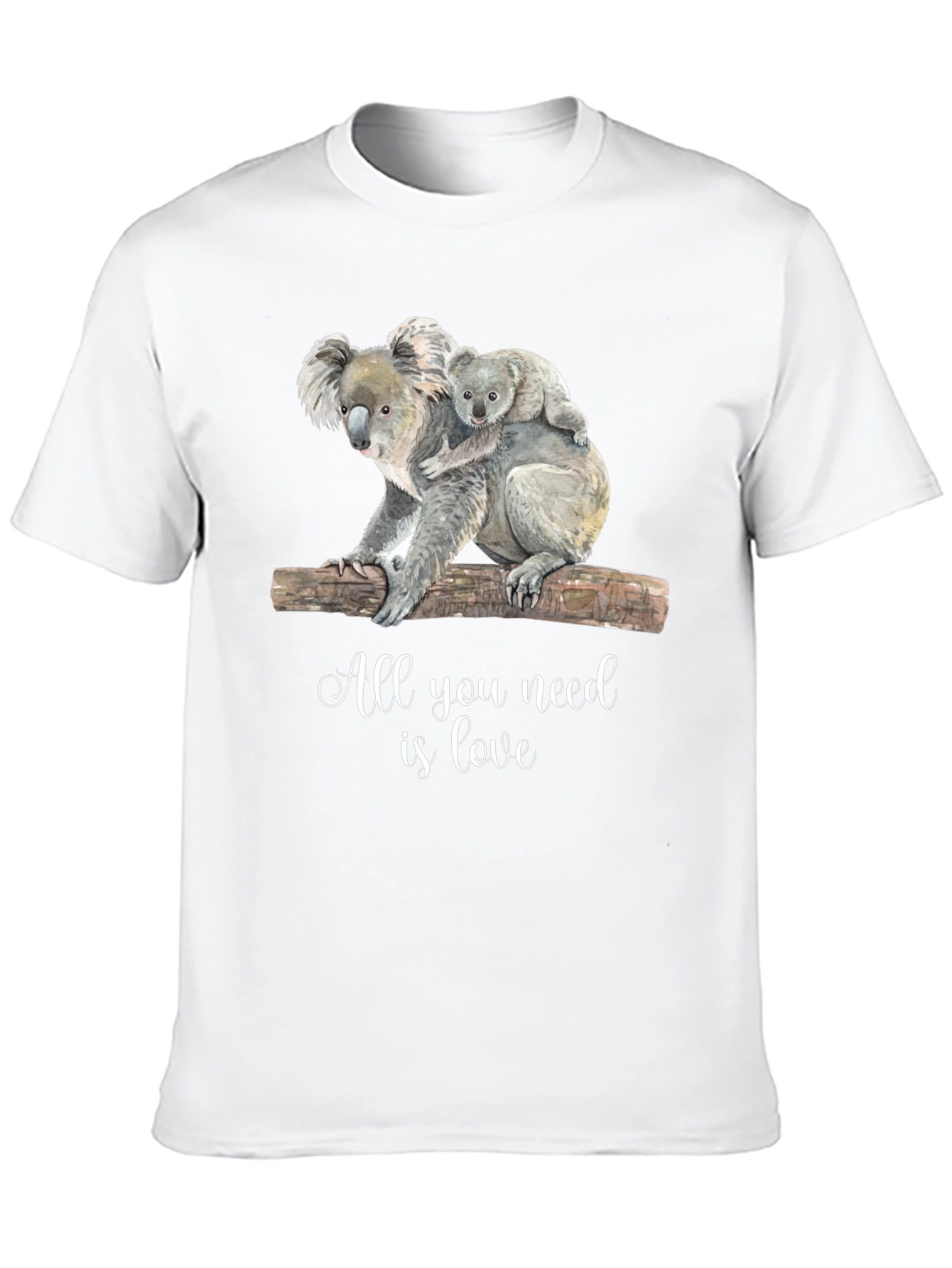 Koala Bear All You Need is Love Graphic Tee