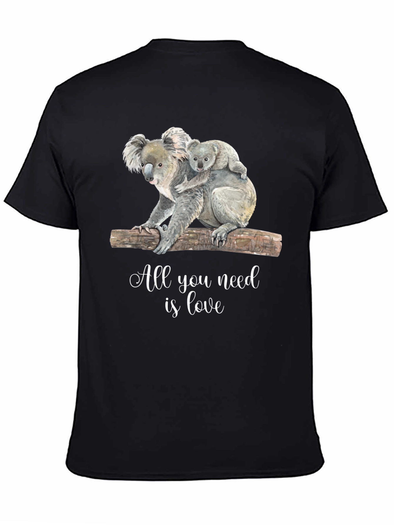 Koala Bear All You Need is Love Graphic Tee