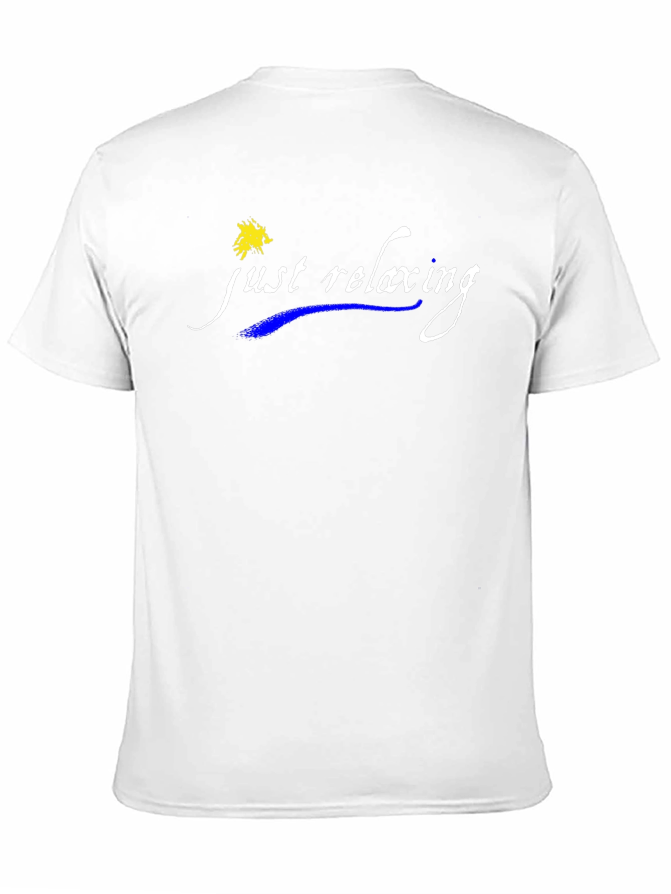 Just Relaxing Graphic Print T-Shirt