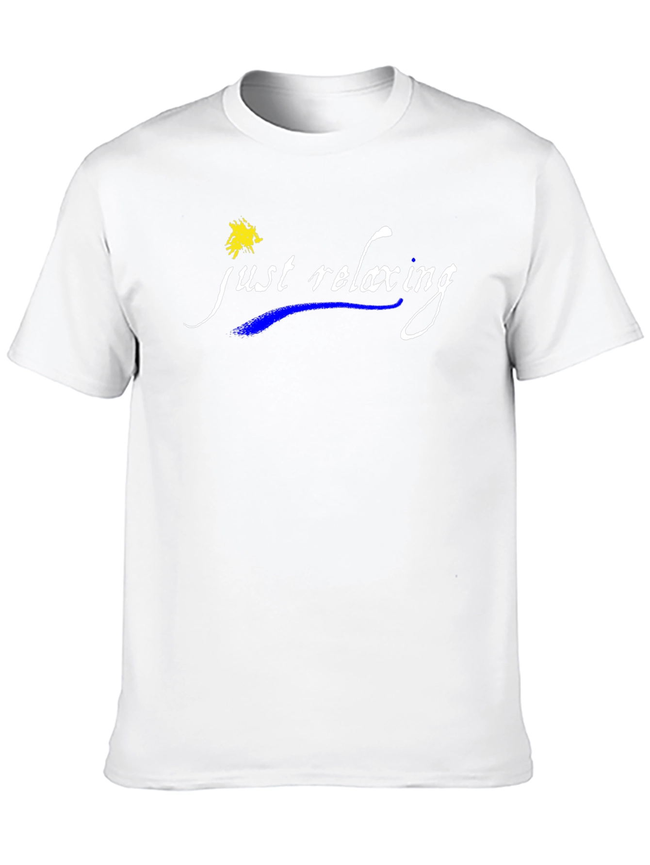 Just Relaxing Graphic Print T-Shirt