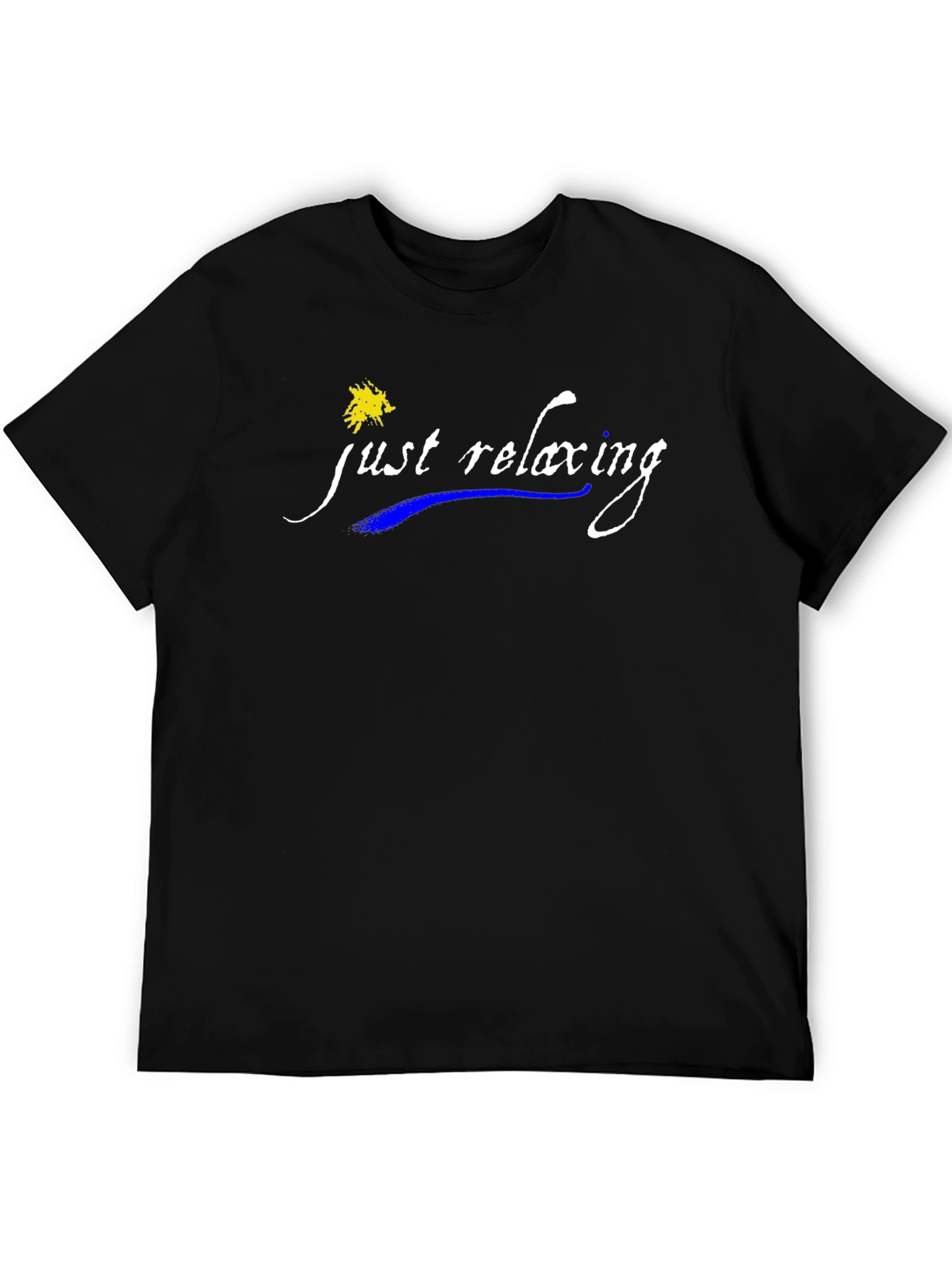 Just Relaxing Graphic Print T-Shirt